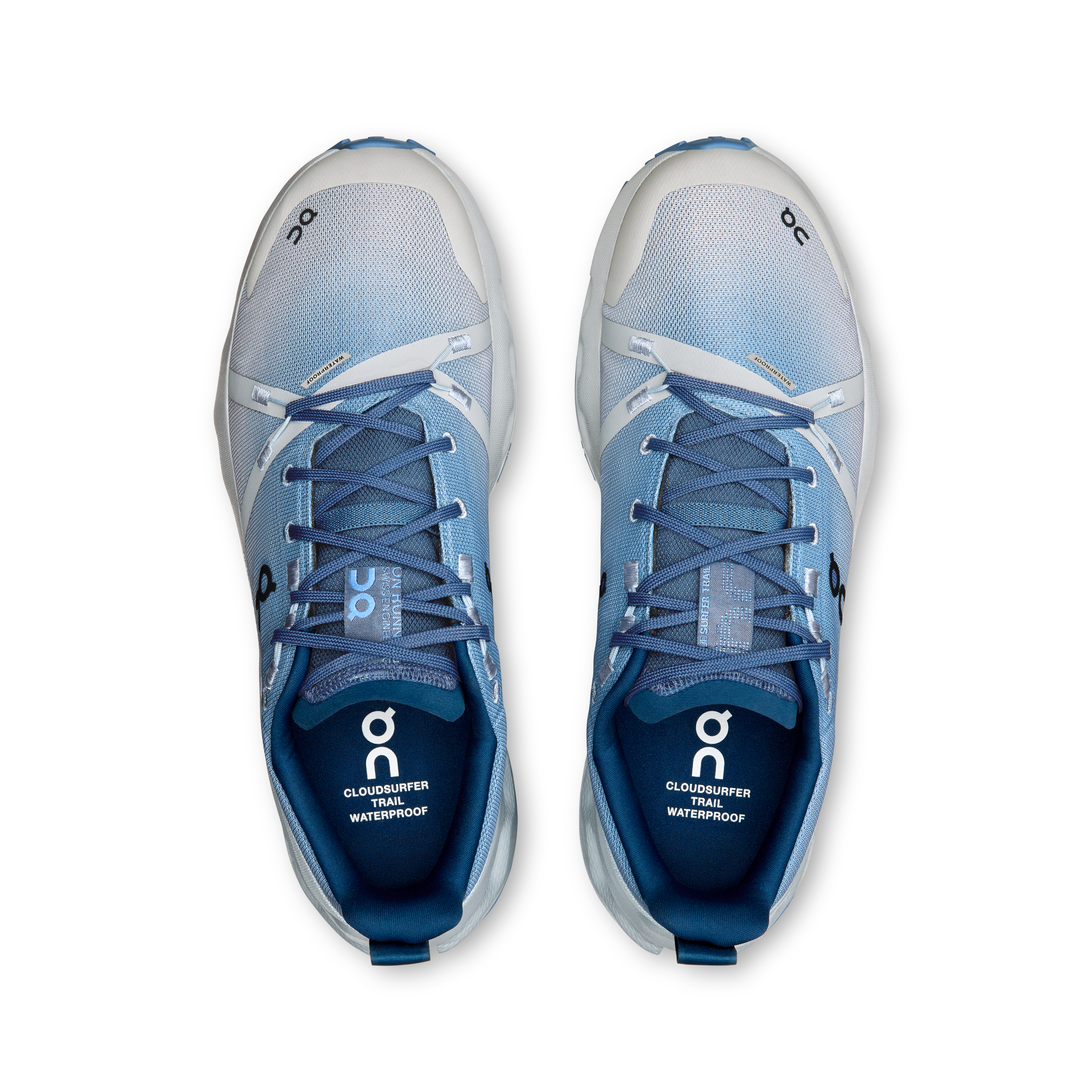 On Running Cloudsurfer Trail Waterproof Chambray Glacier