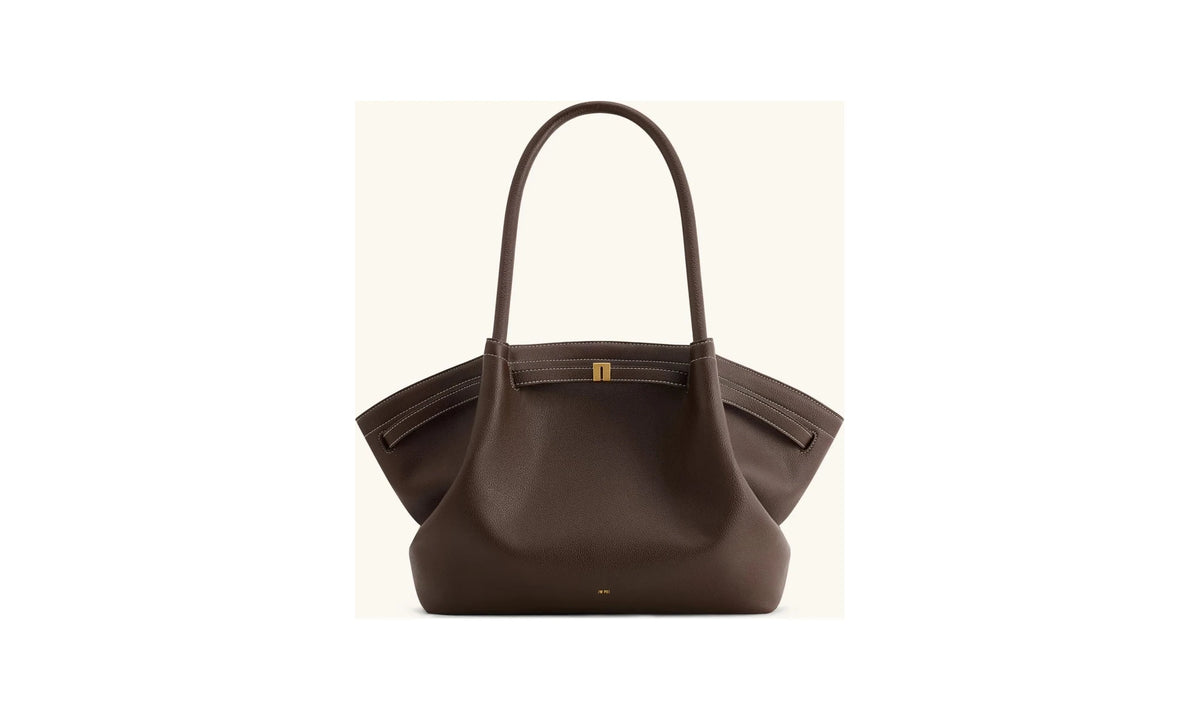 Hana Large Tote Bag - Dark Brown - Guerdon Kicks -
