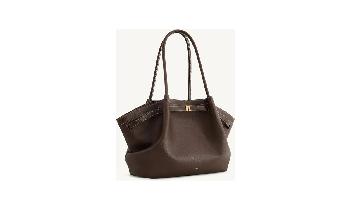 Hana Large Tote Bag - Dark Brown - Guerdon Kicks -