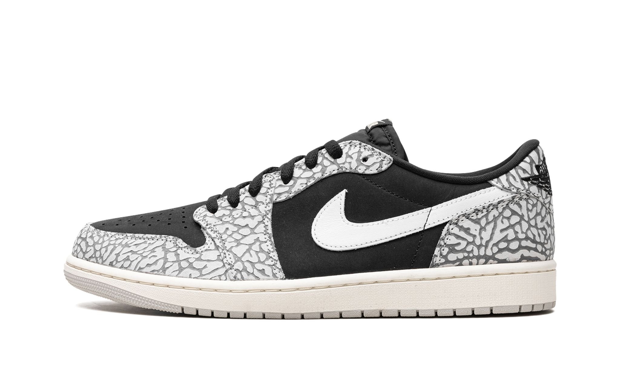 Air Jordan 1 Low OG Elephant / Black Cement