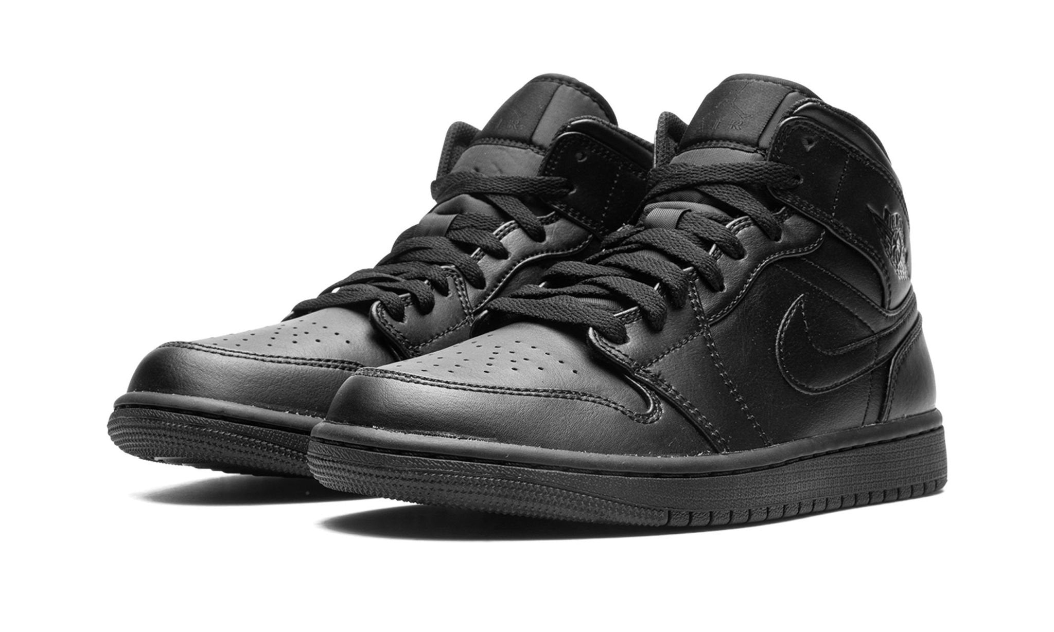 Air Jordan 1 Mid 'Triple Black' 2022