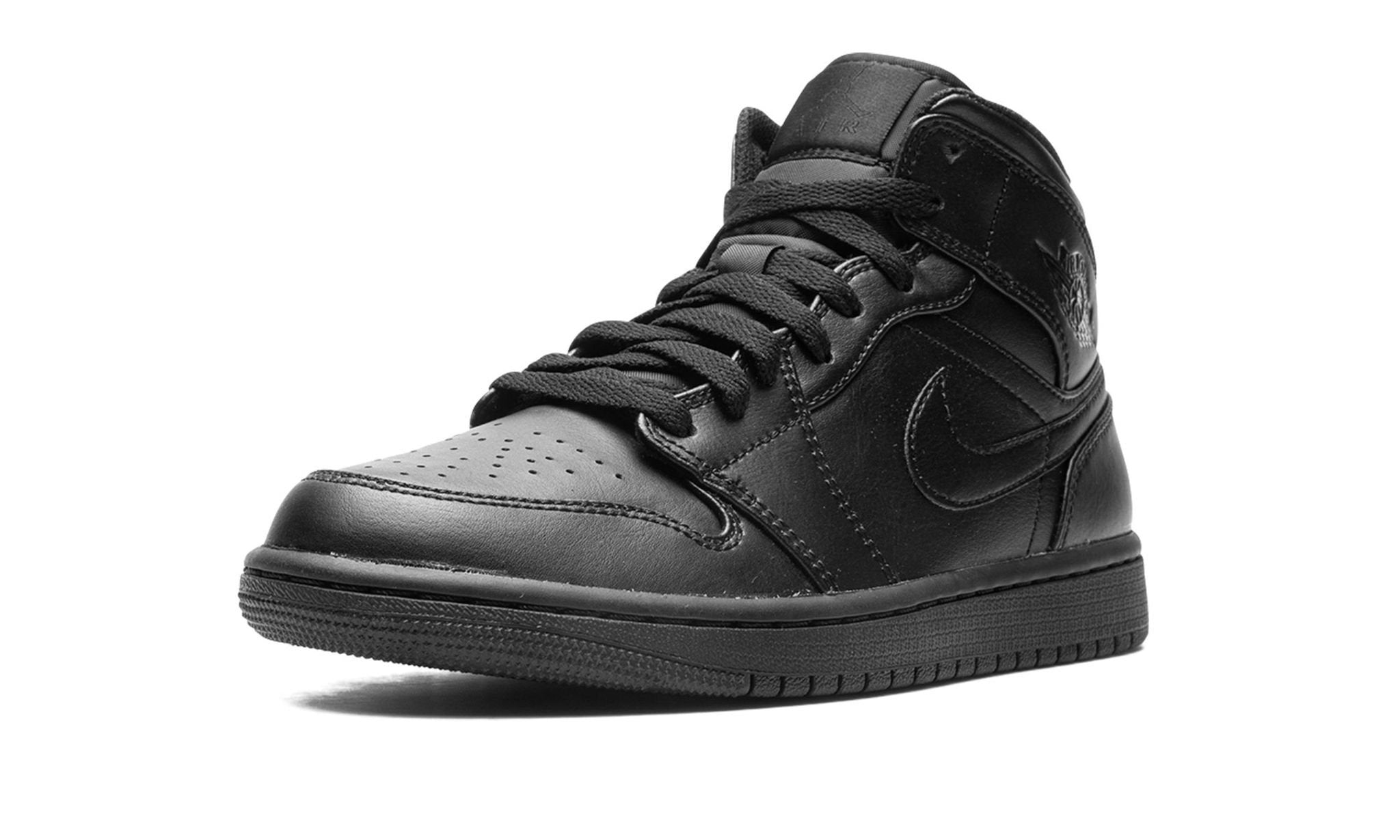 Air Jordan 1 Mid 'Triple Black' 2022