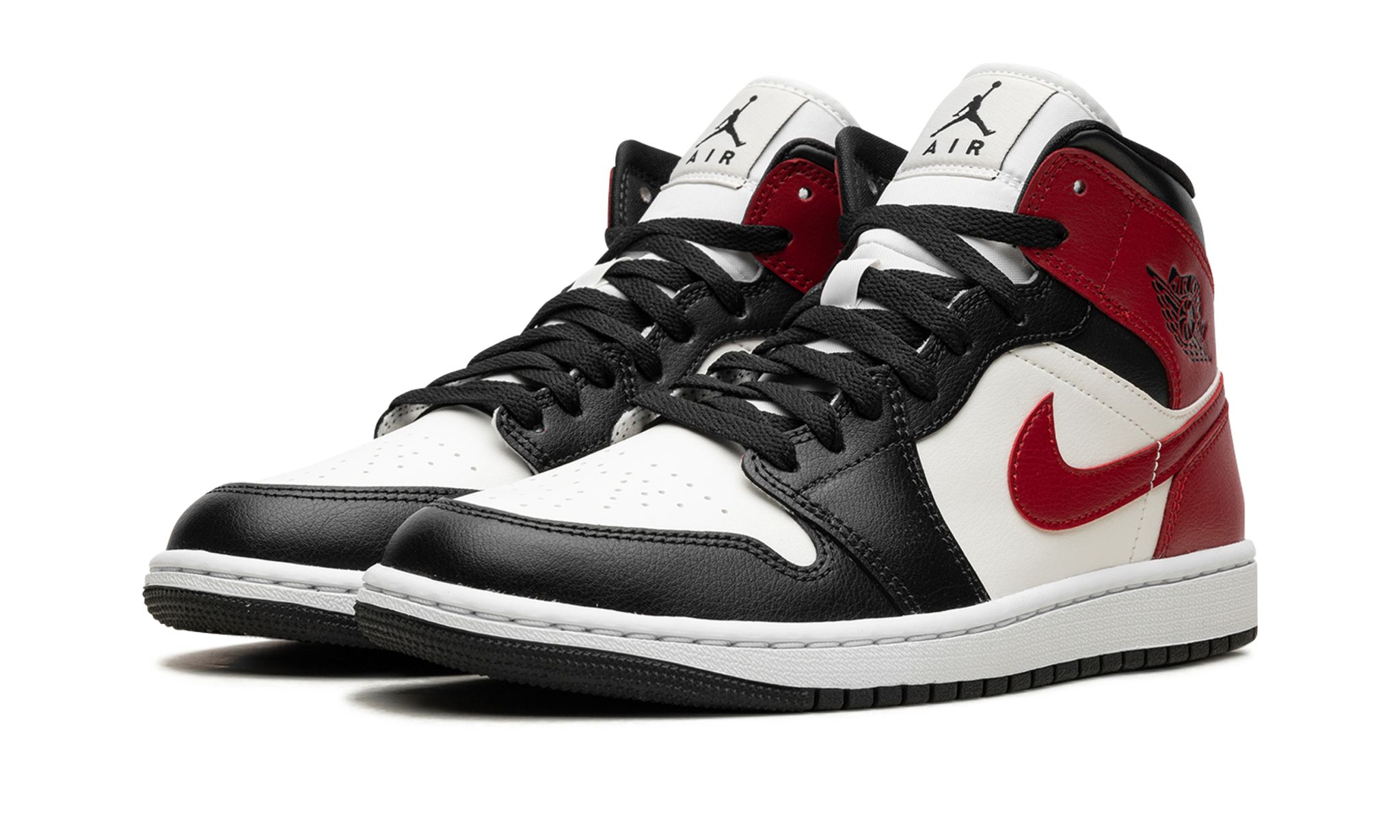 Wmns Air Jordan 1 Mid 'Black Toe'