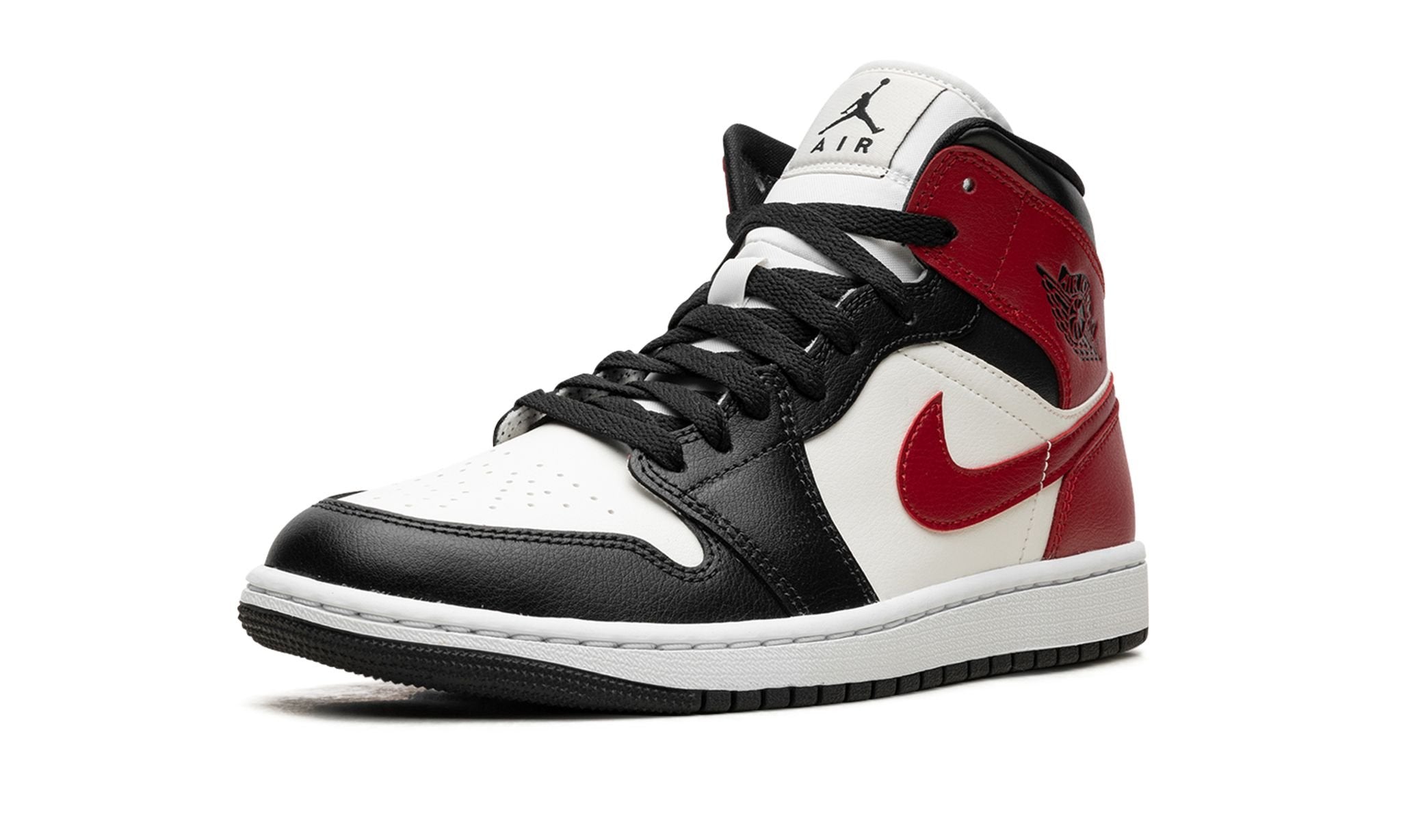 Wmns Air Jordan 1 Mid 'Black Toe'