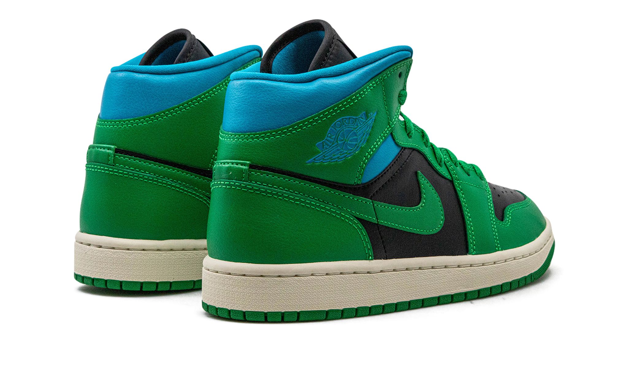 Wmns Air Jordan 1 Mid 'Lucky Green Aquatone'