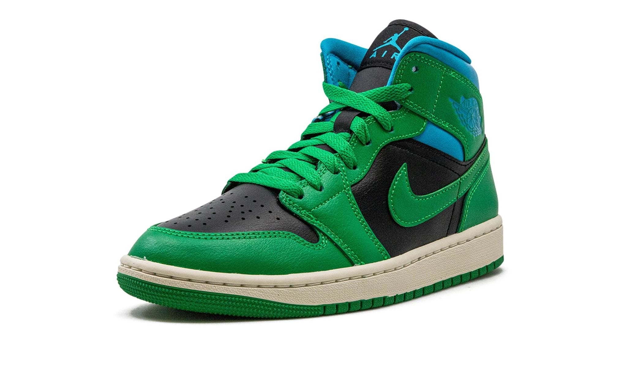 Wmns Air Jordan 1 Mid 'Lucky Green Aquatone'