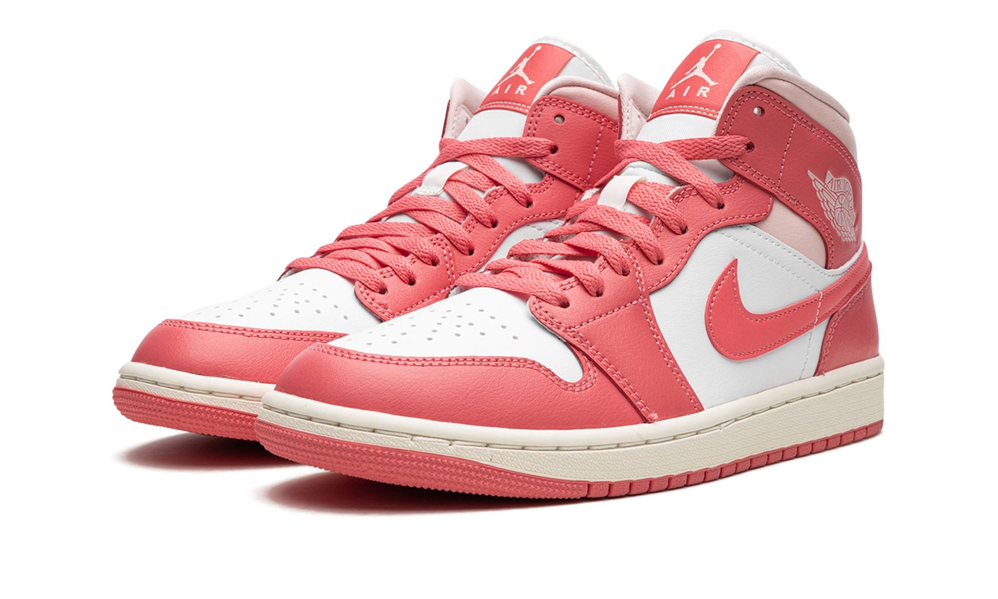 Wmns Air Jordan 1 Mid 'Strawberries and Cream'