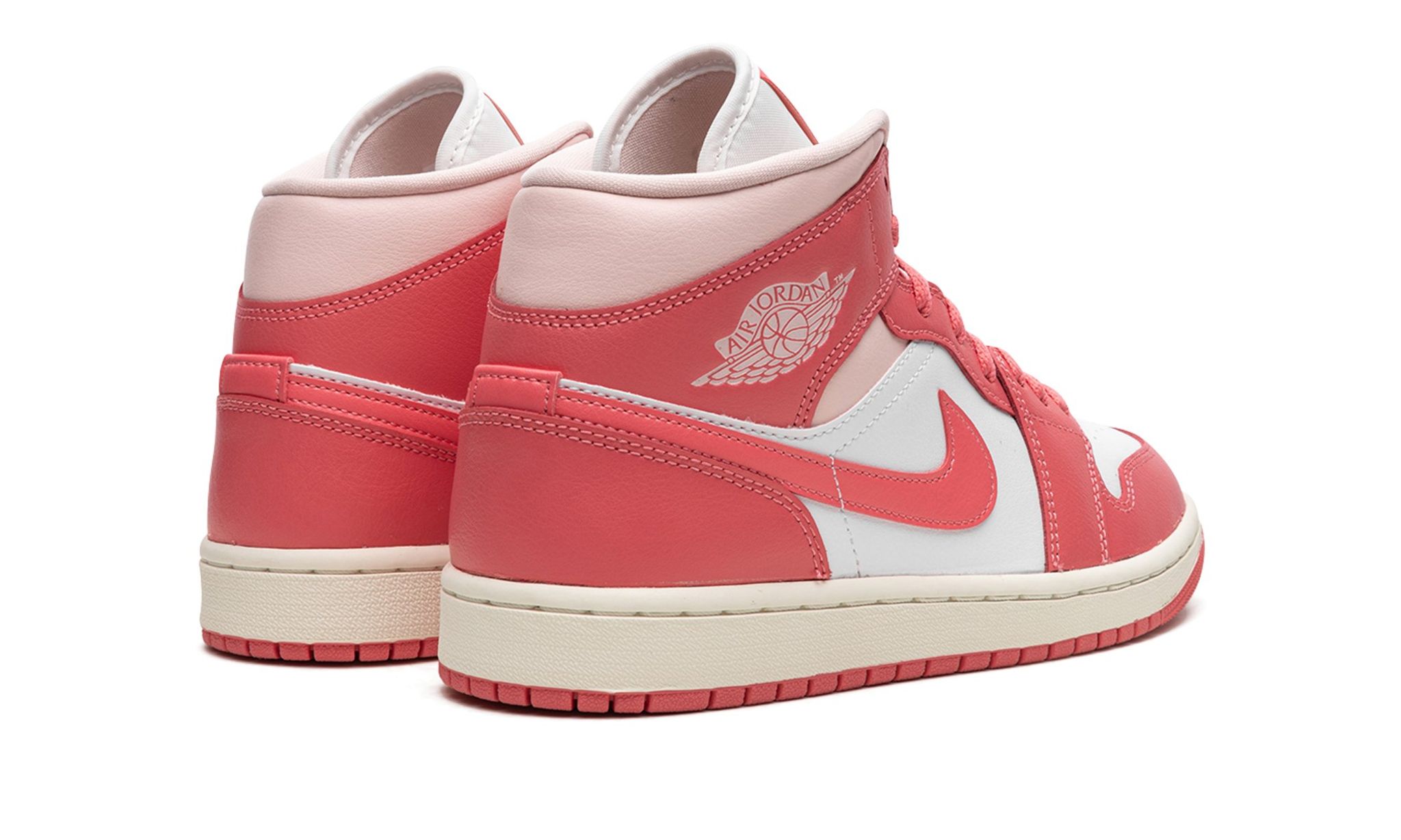 Wmns Air Jordan 1 Mid 'Strawberries and Cream'