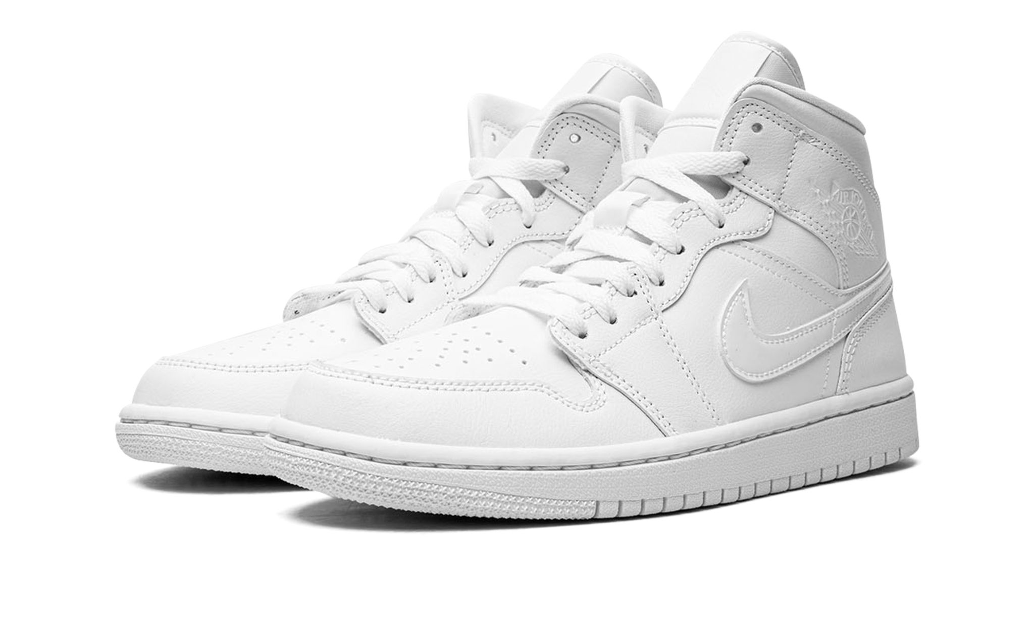 Wmns Air Jordan Mid 'Triple White' 2022