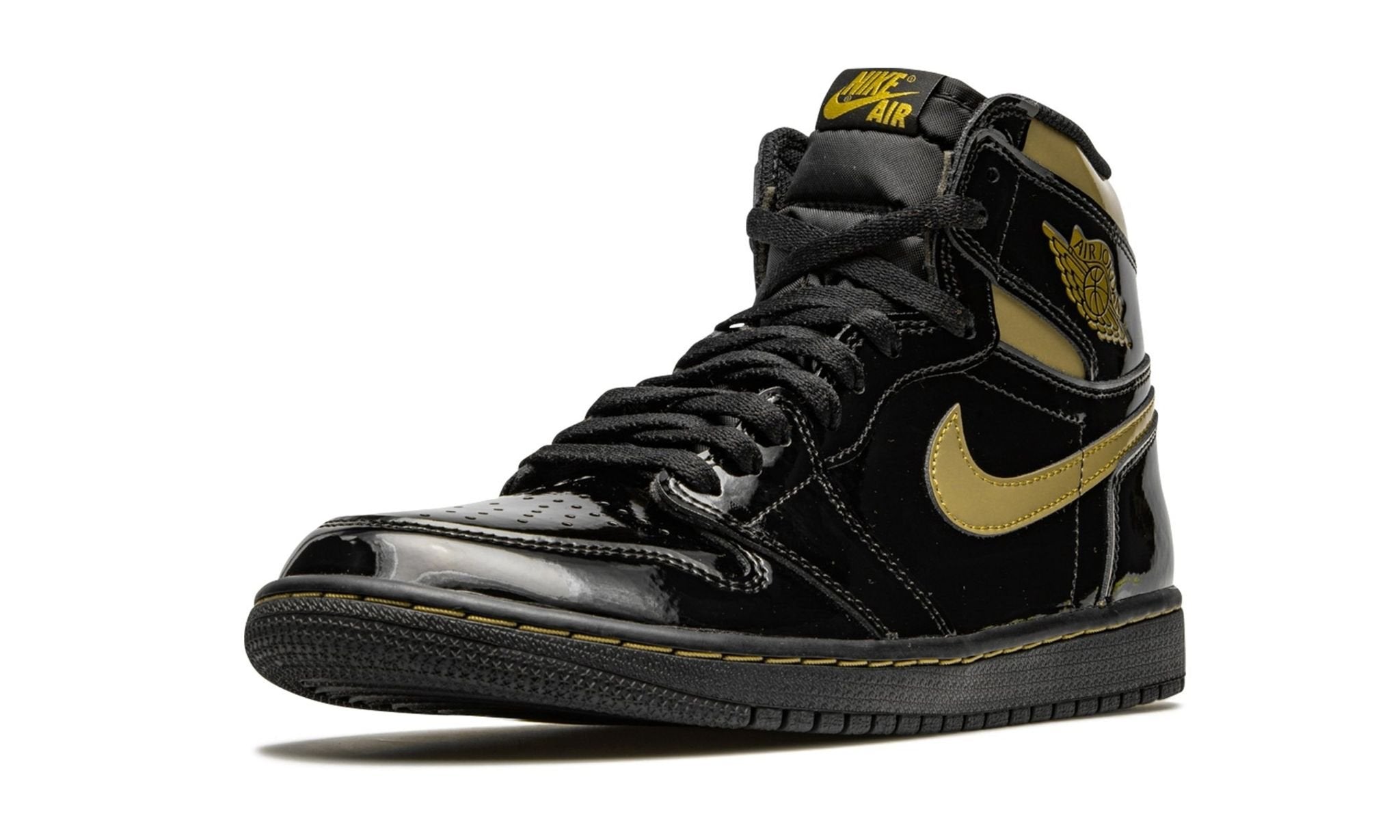 Air Jordan 1 High Black Metallic Gold