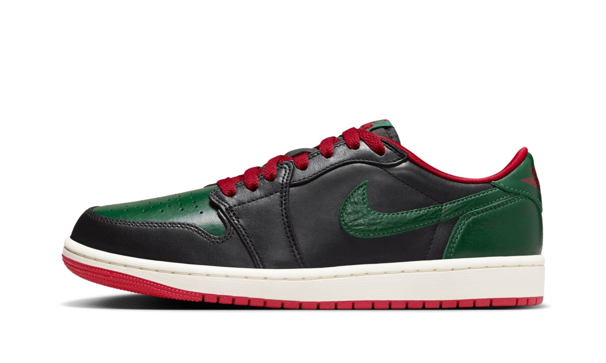 Wmns Air Jordan 1 Retro Low OG 'Black Gorge Green'