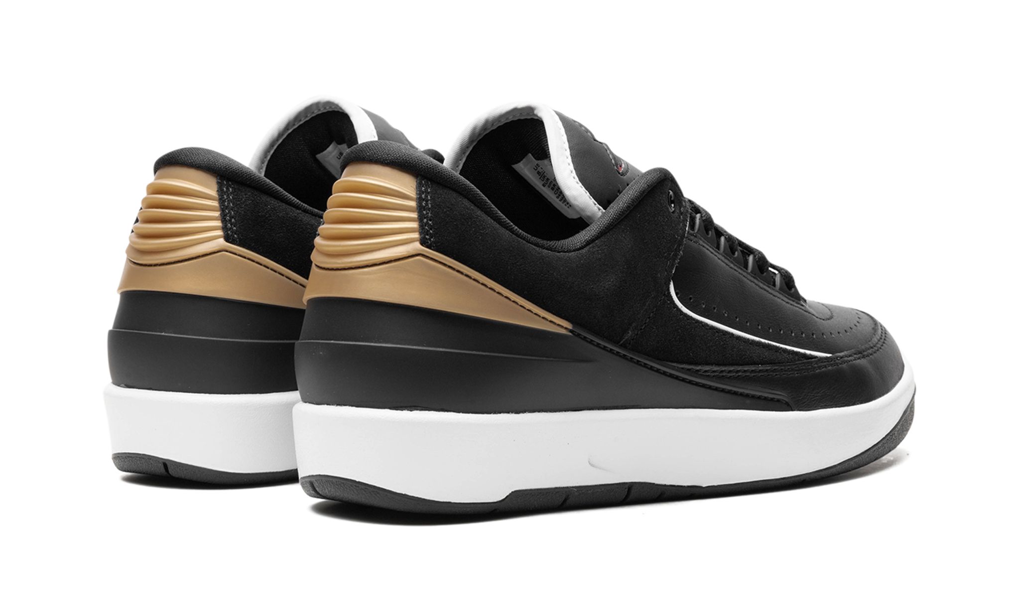 Wmns Air Jordan 2 Retro Low 'Black Metallic Gold'