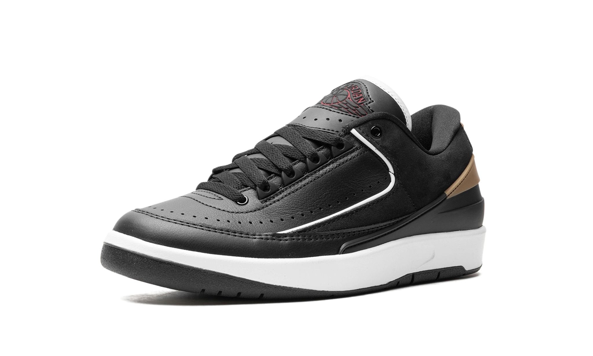 Wmns Air Jordan 2 Retro Low 'Black Metallic Gold'