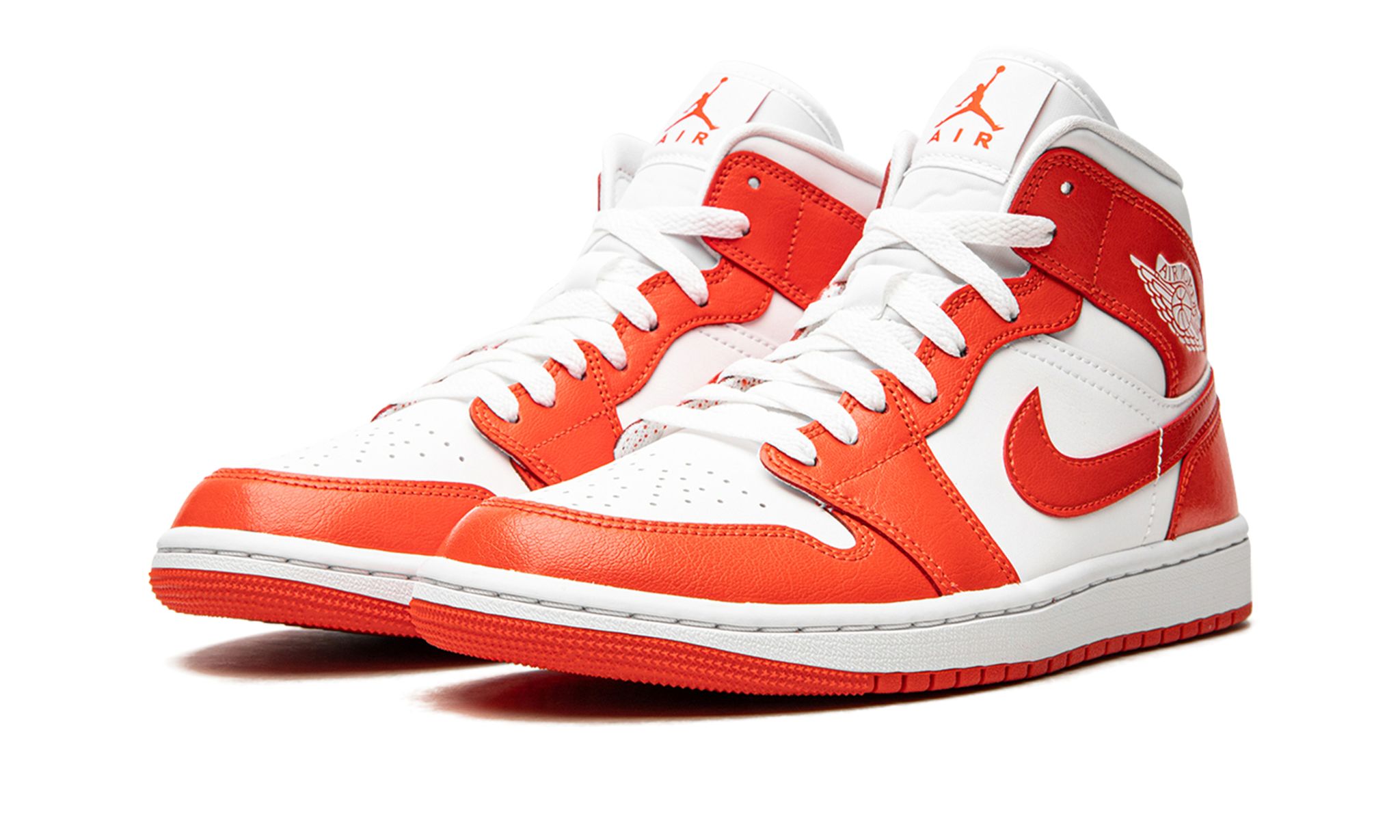 Wmns Air Jordan 1 Mid Habanero Red