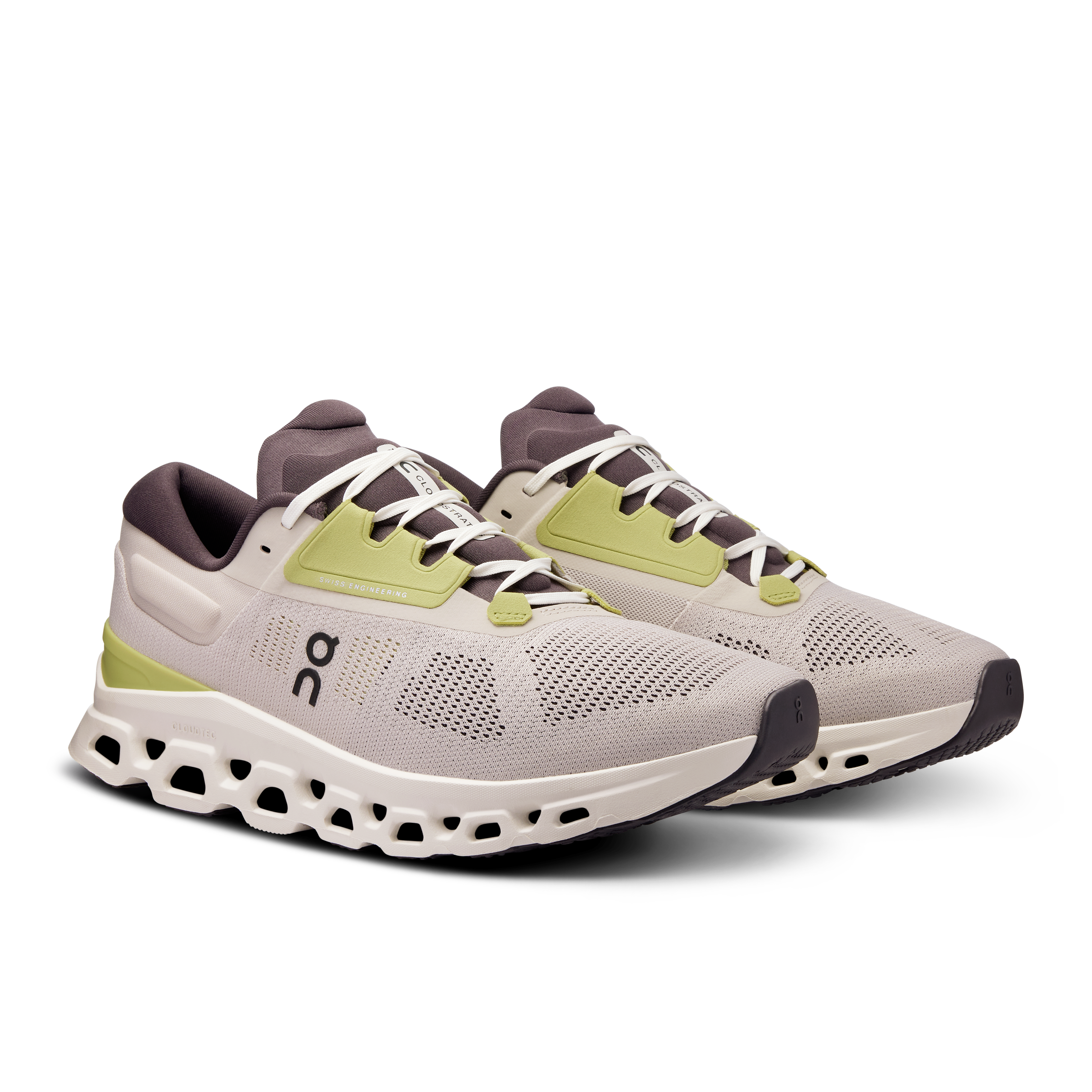 On Running Cloudstratus 3 Pearl Ivory