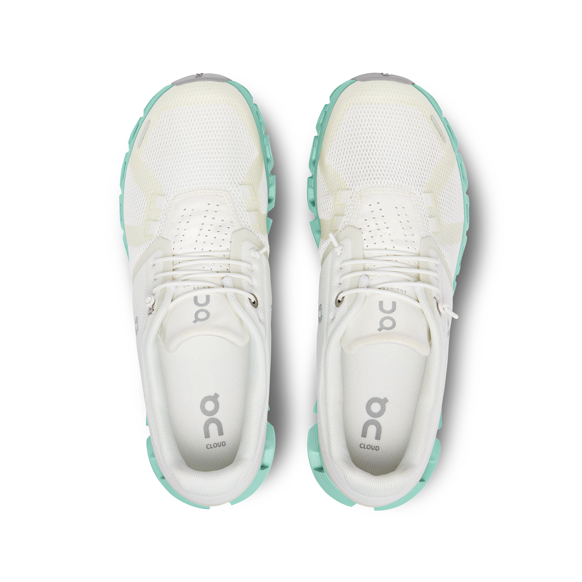ON Wmns Cloud 5 'Undyed White Creek'