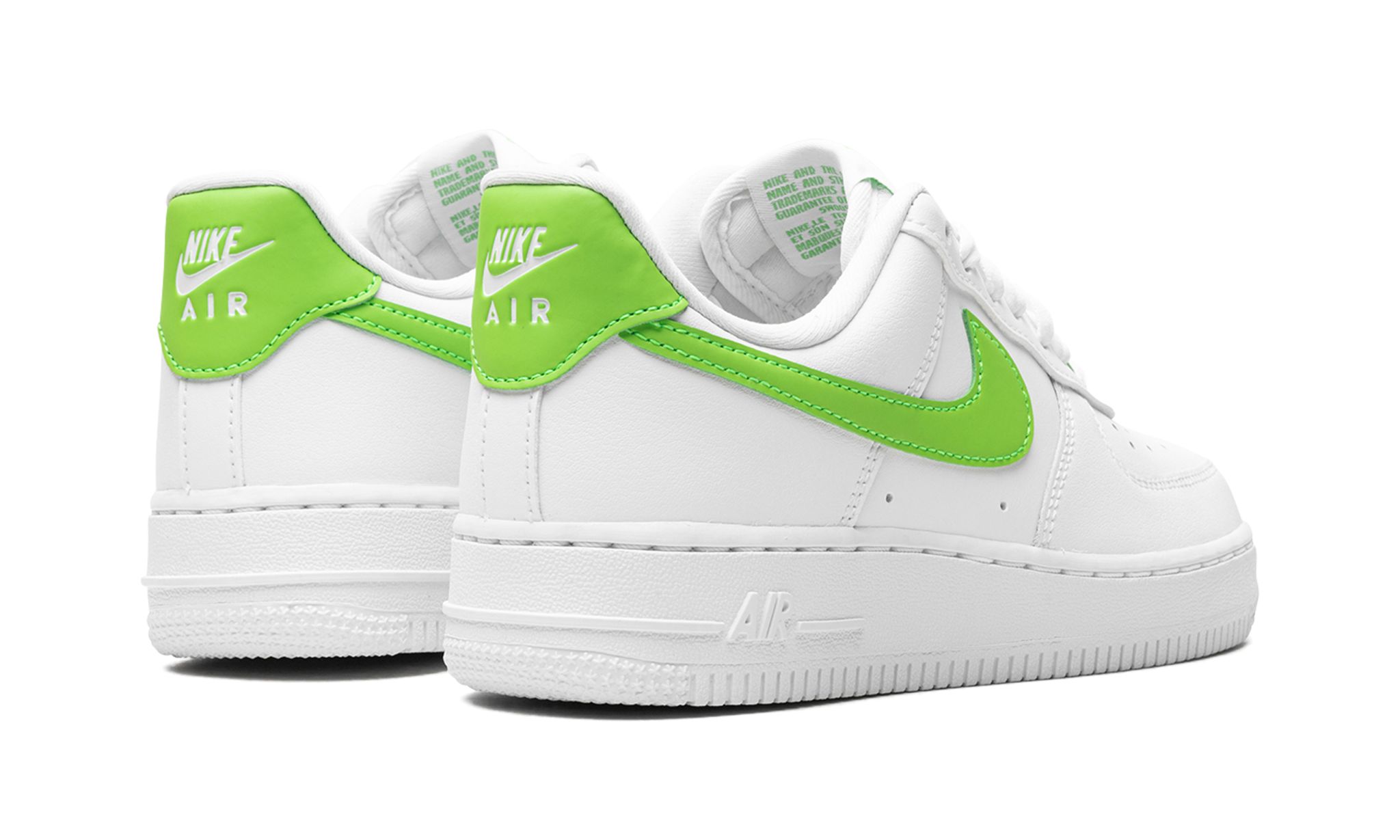 Air Force 1 Low White Action Green Womens