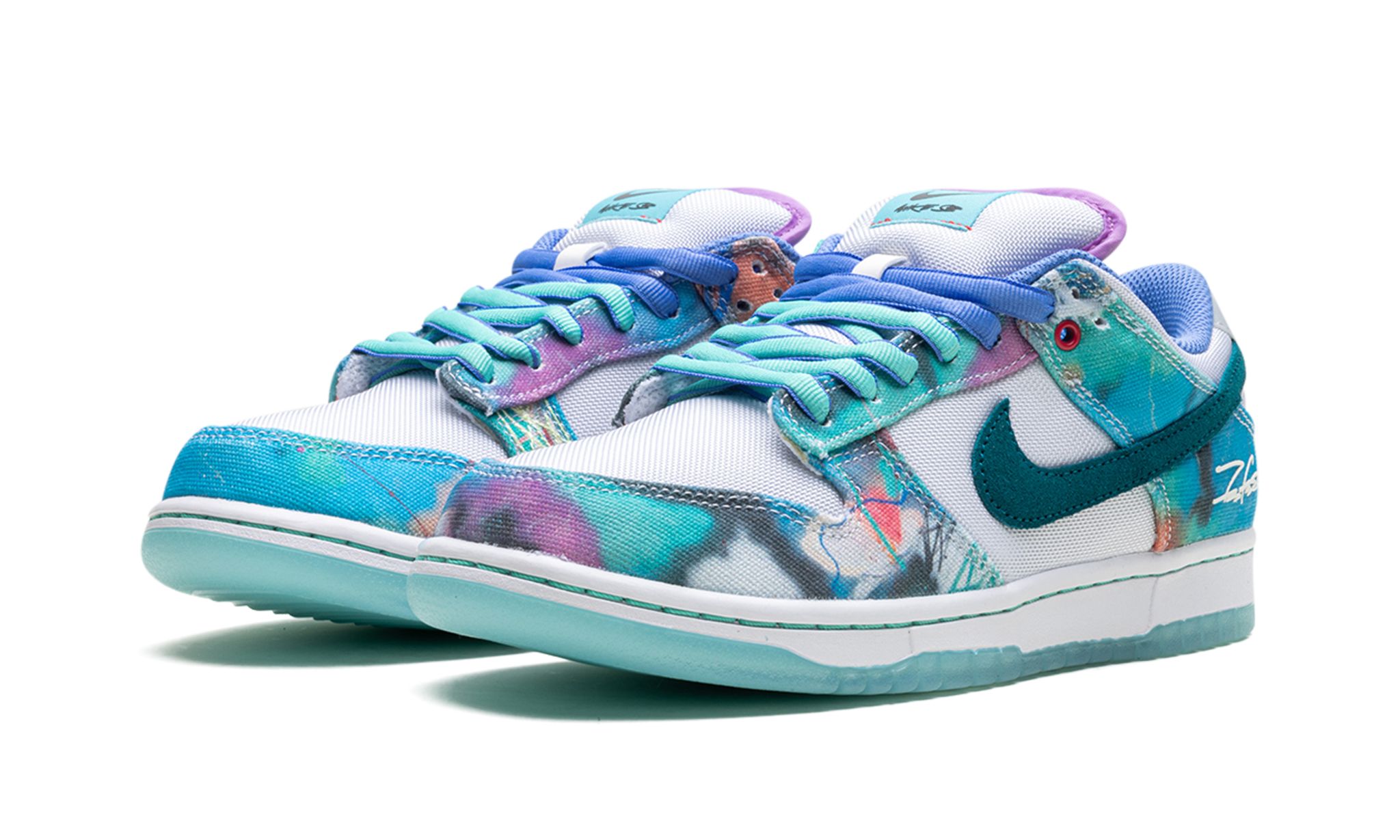 Futura Laboratories x Dunk Low SB 'Bleached Aqua'