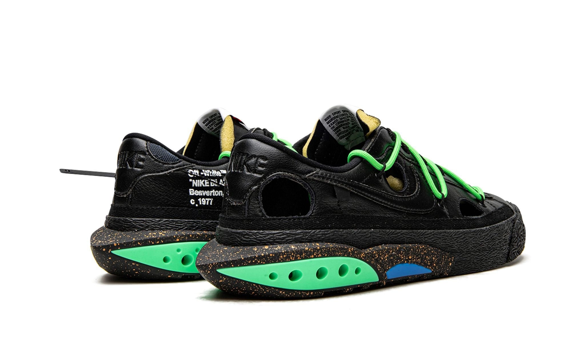 Blazer Low X OffWhite "Black / Electro Green"