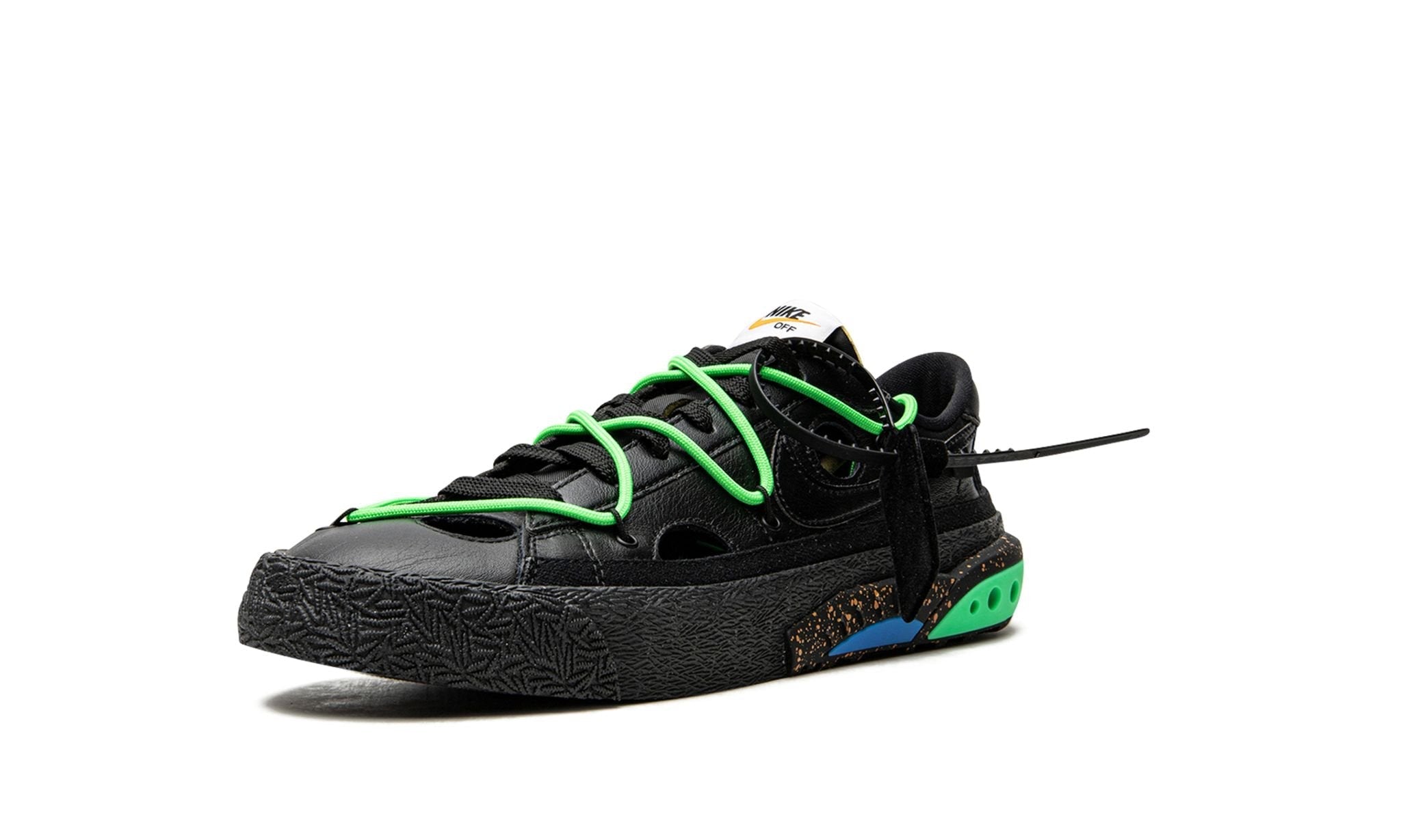 Blazer Low X OffWhite "Black / Electro Green"