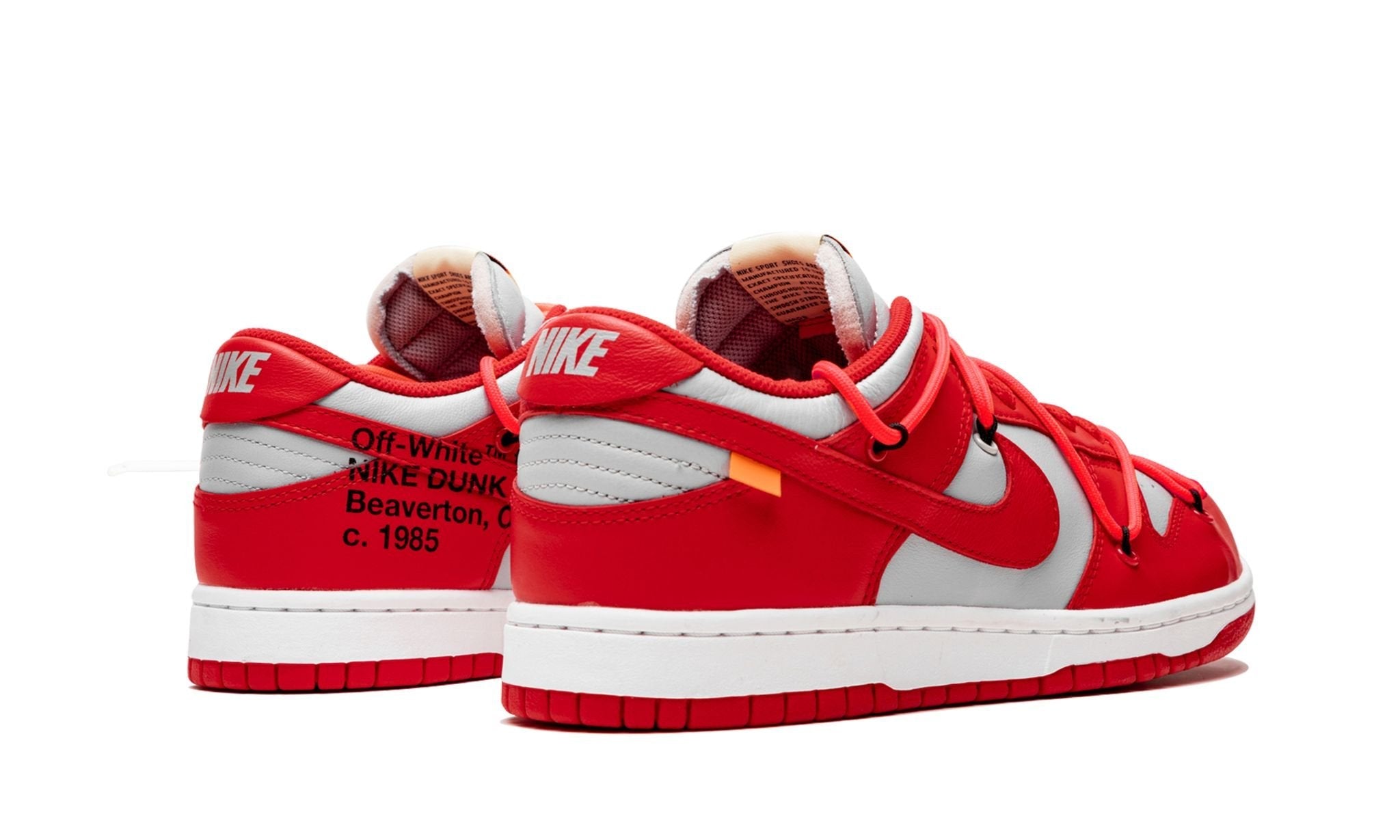 Dunk Low Off White University Red