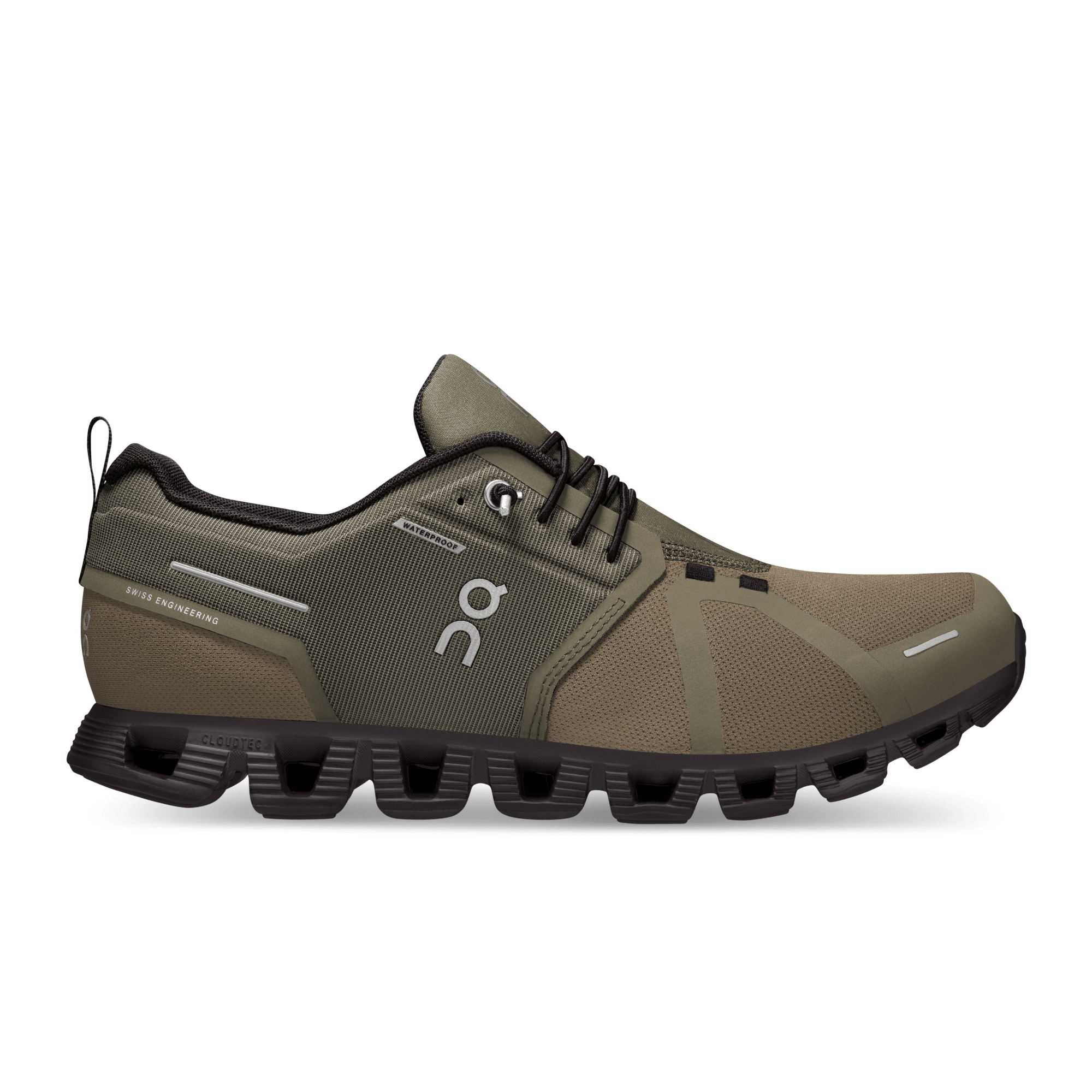ON Cloud 5 Waterproof 'Olive Black' - Guerdon Kicks -