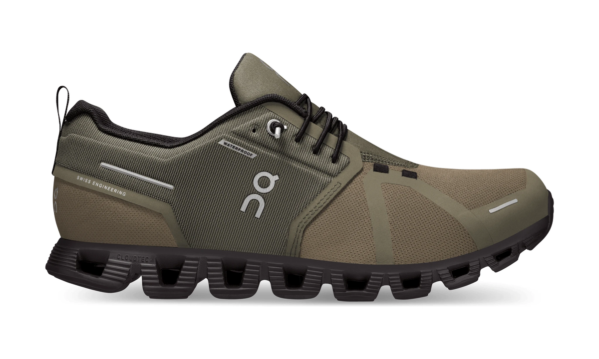 ON Cloud 5 Waterproof 'Olive Black' - Guerdon Kicks -