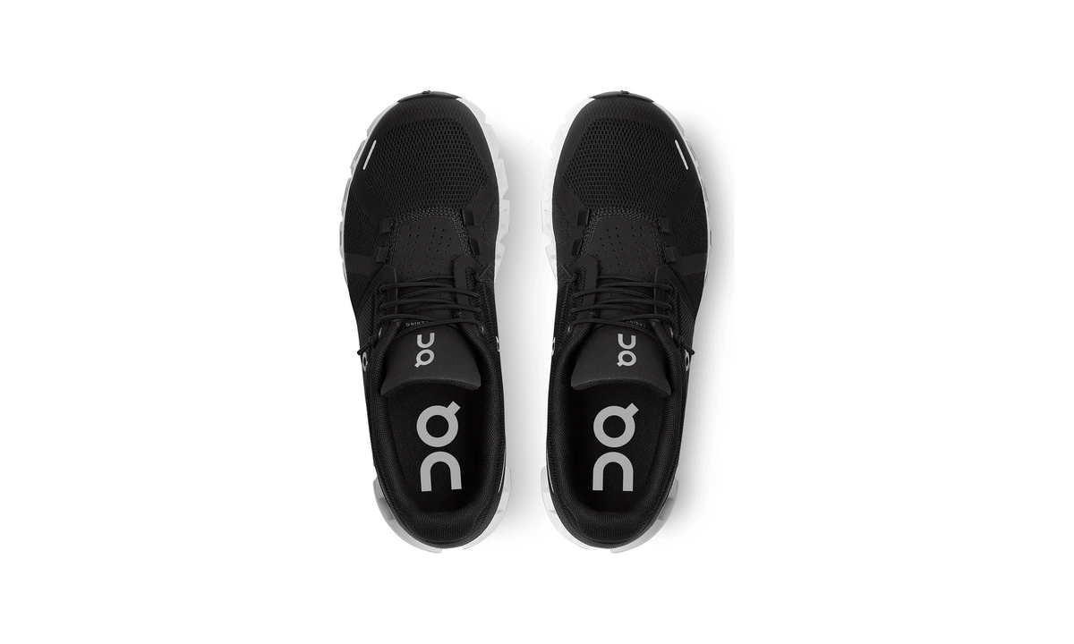 On Running Cloud 5 Black White (Women's) - Guerdon Kicks -