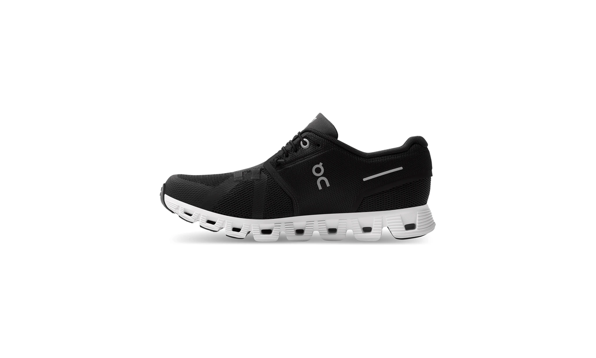 On Running Cloud 5 Black White (Women's) - Guerdon Kicks -