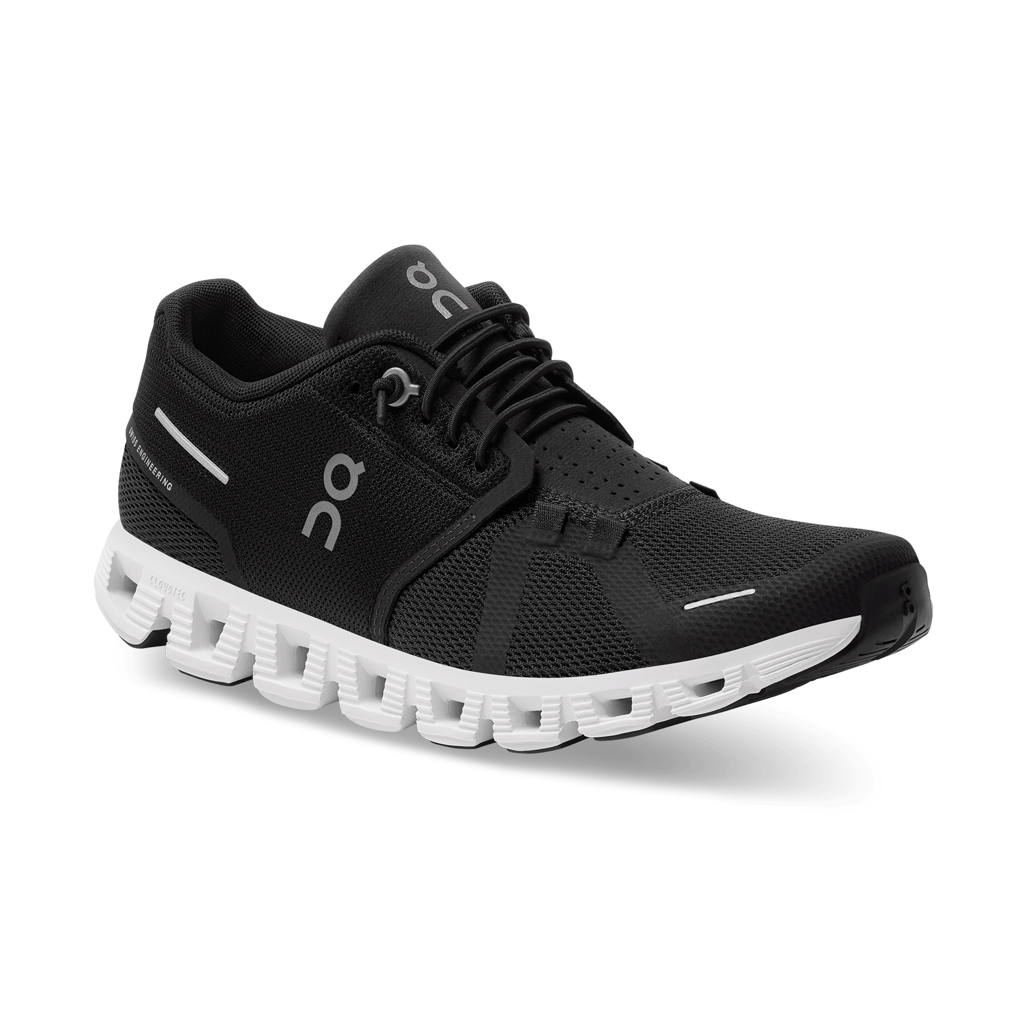 On Running Cloud 5 Black White (Women's) - Guerdon Kicks -