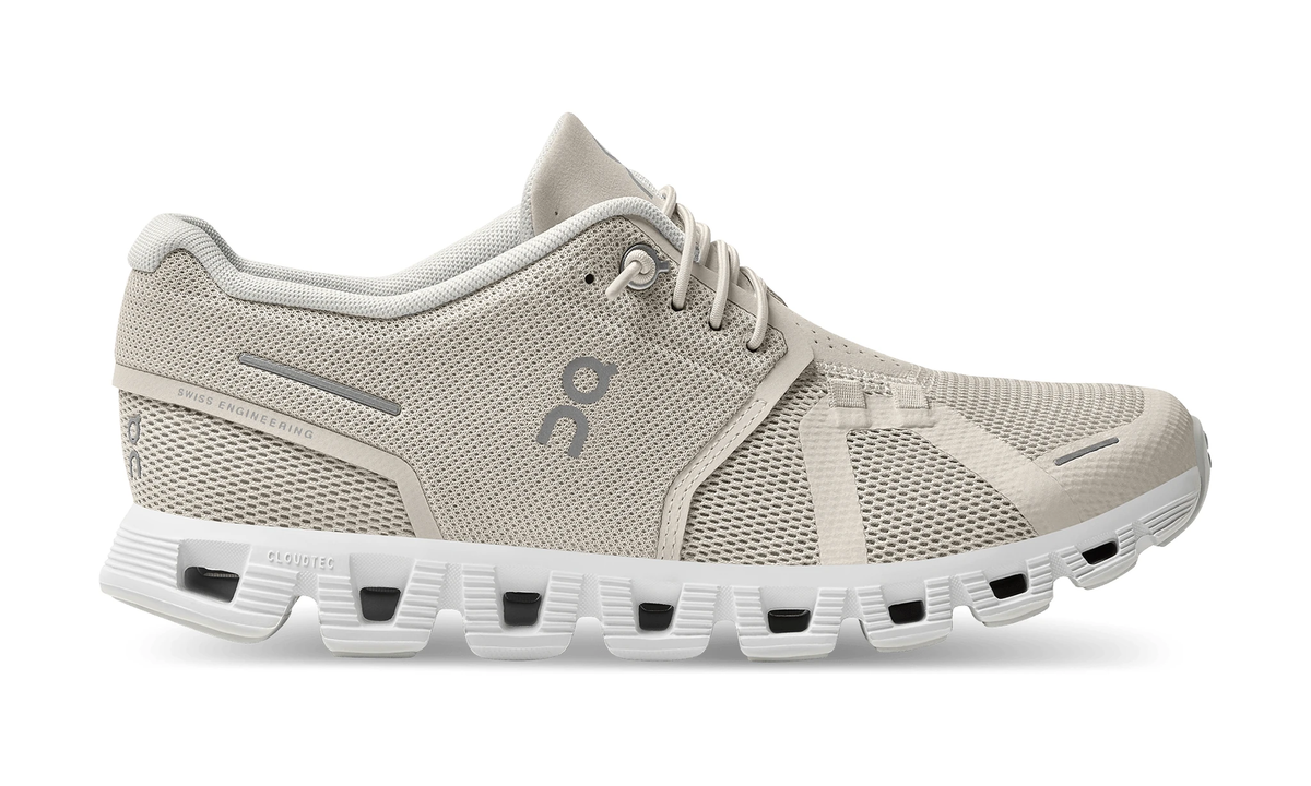 On Running Cloud 5 Pearl White (Women's) - Guerdon Kicks -