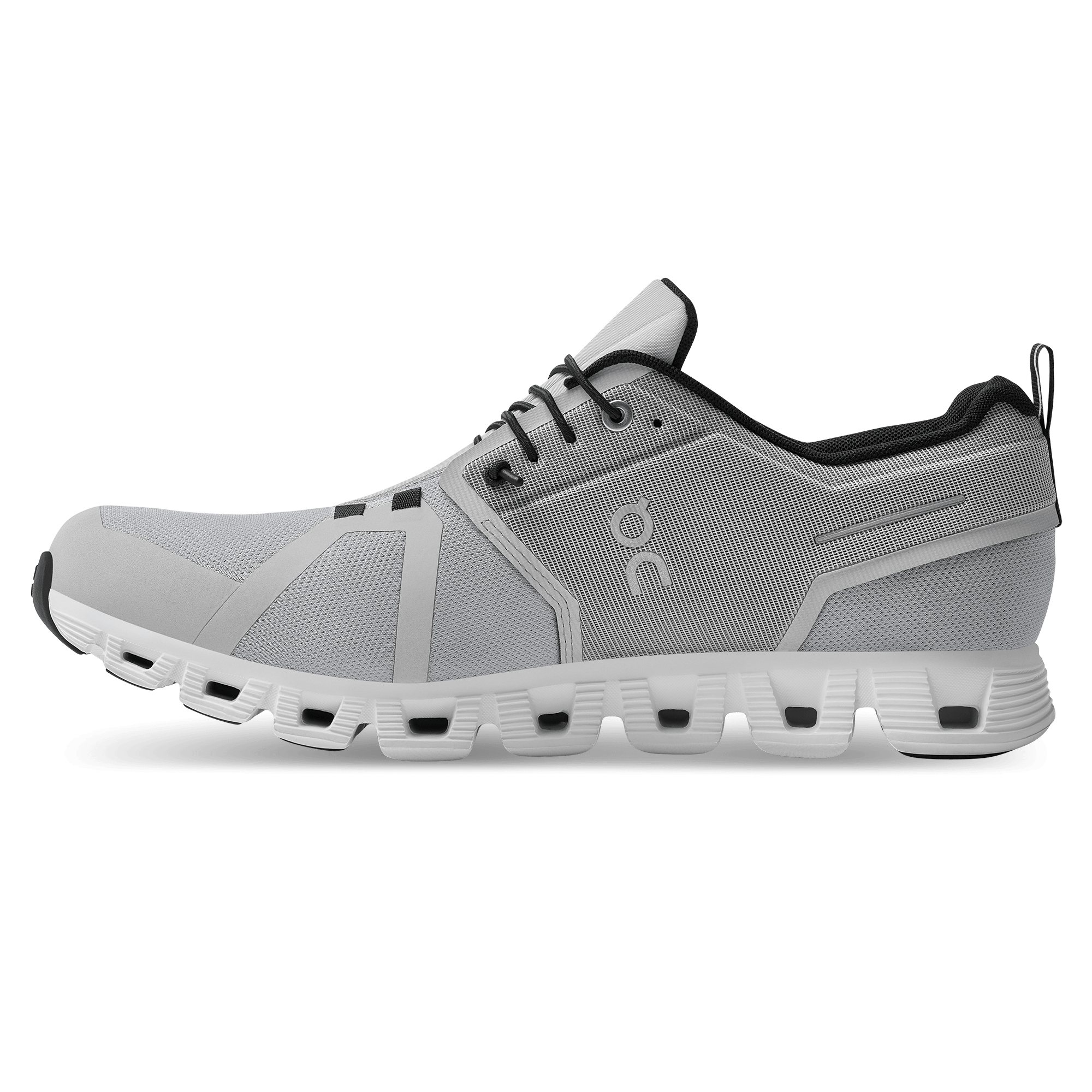 On Running Cloud 5 Waterproof Glacier Grey White - Guerdon Kicks -
