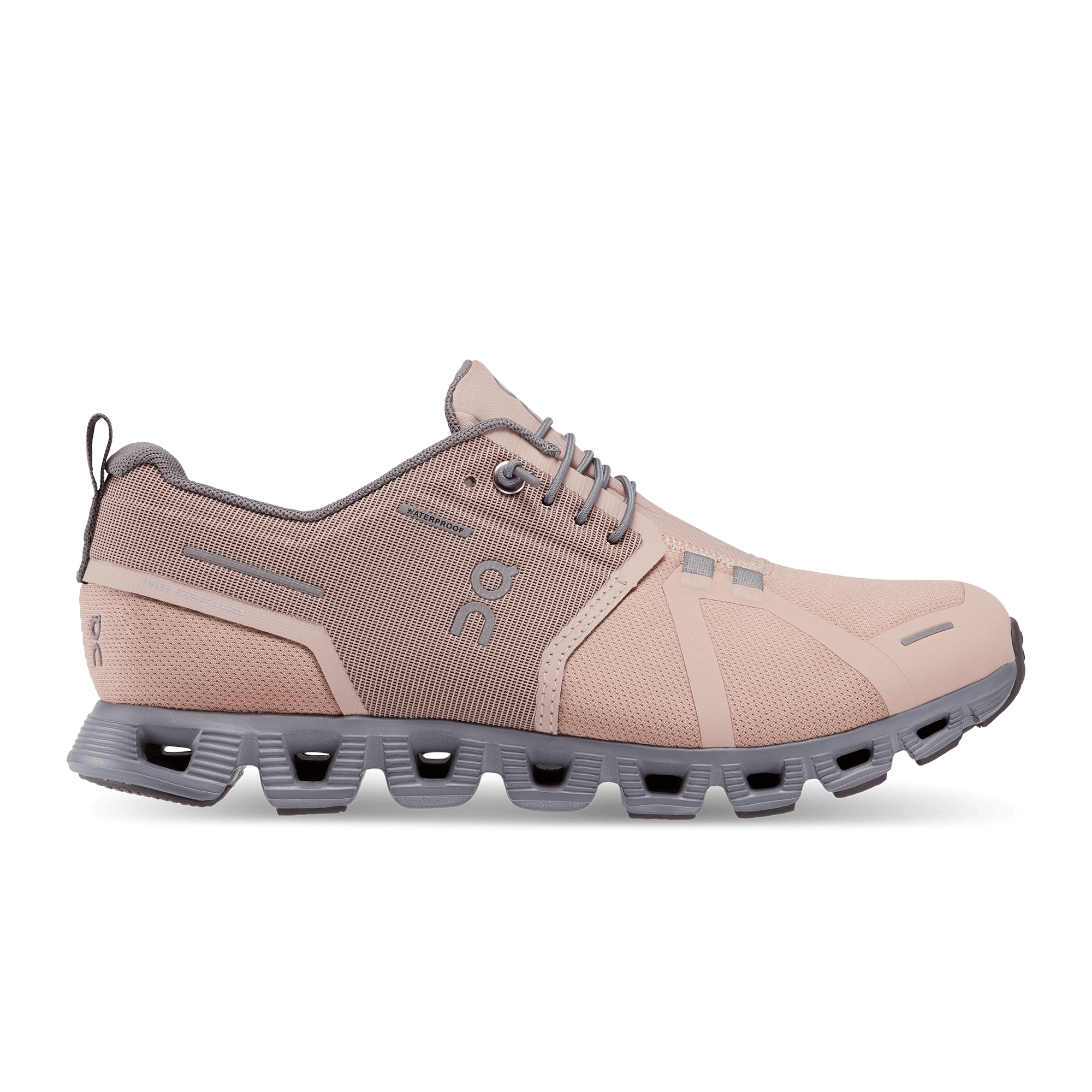 On Running Cloud 5 Waterproof Rose Fossil (Women's) - Guerdon Kicks -