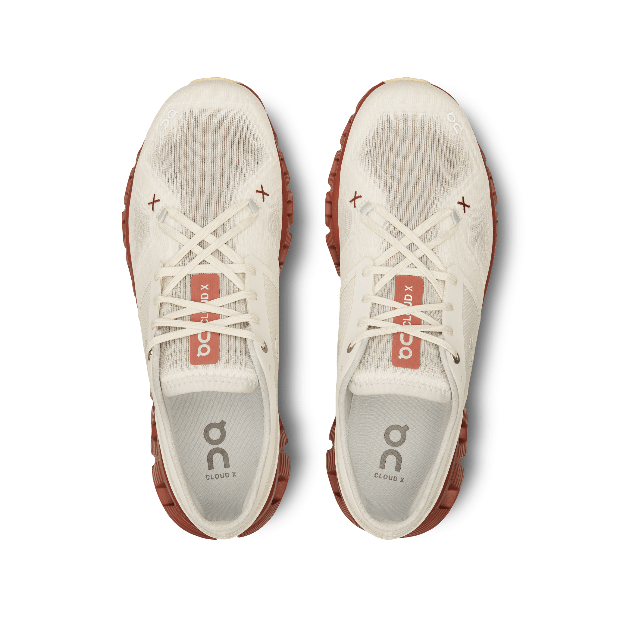 On Running Cloud X 3 Ice Auburn - Guerdon Kicks -