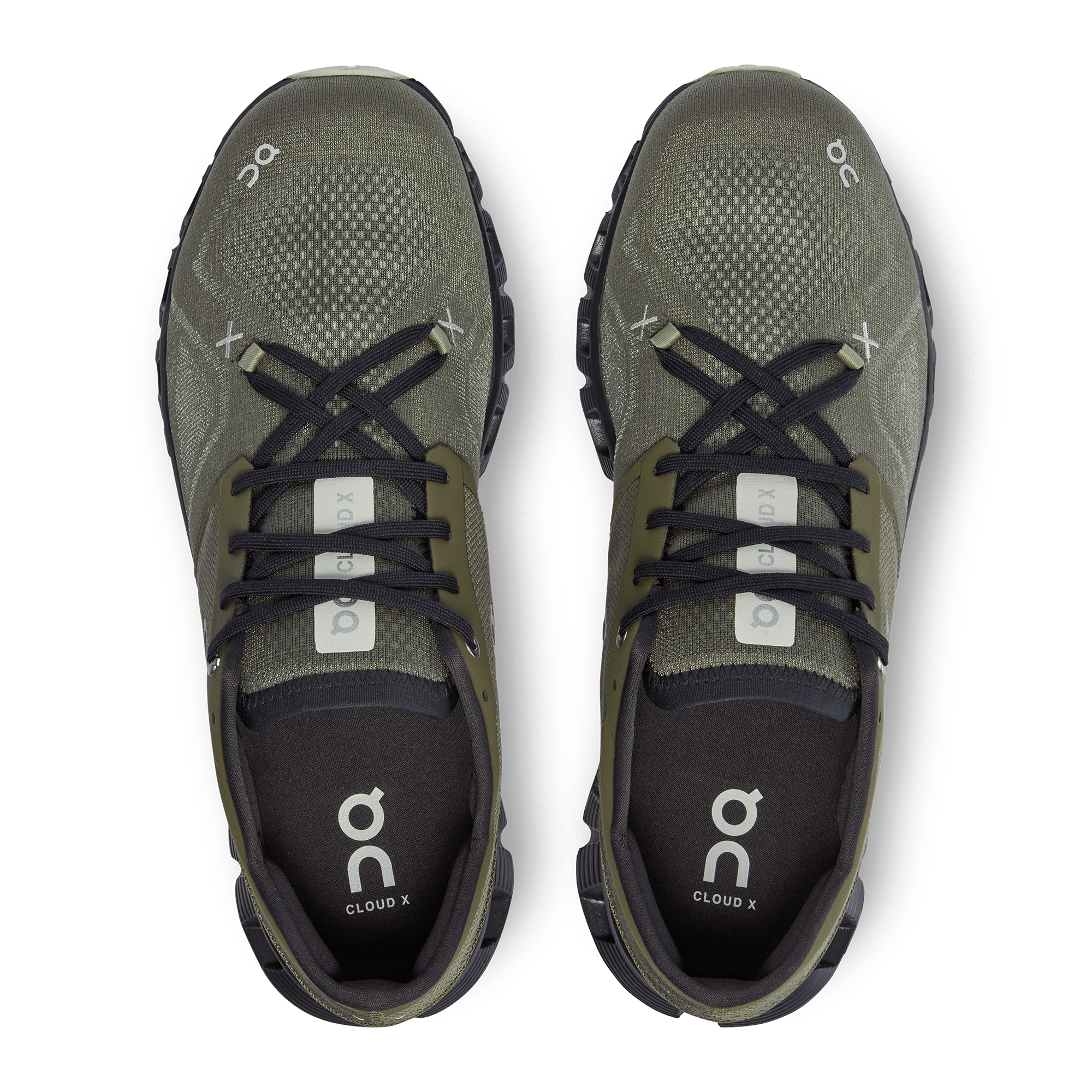 On Running Cloud X 3 Olive Reseda - Guerdon Kicks -