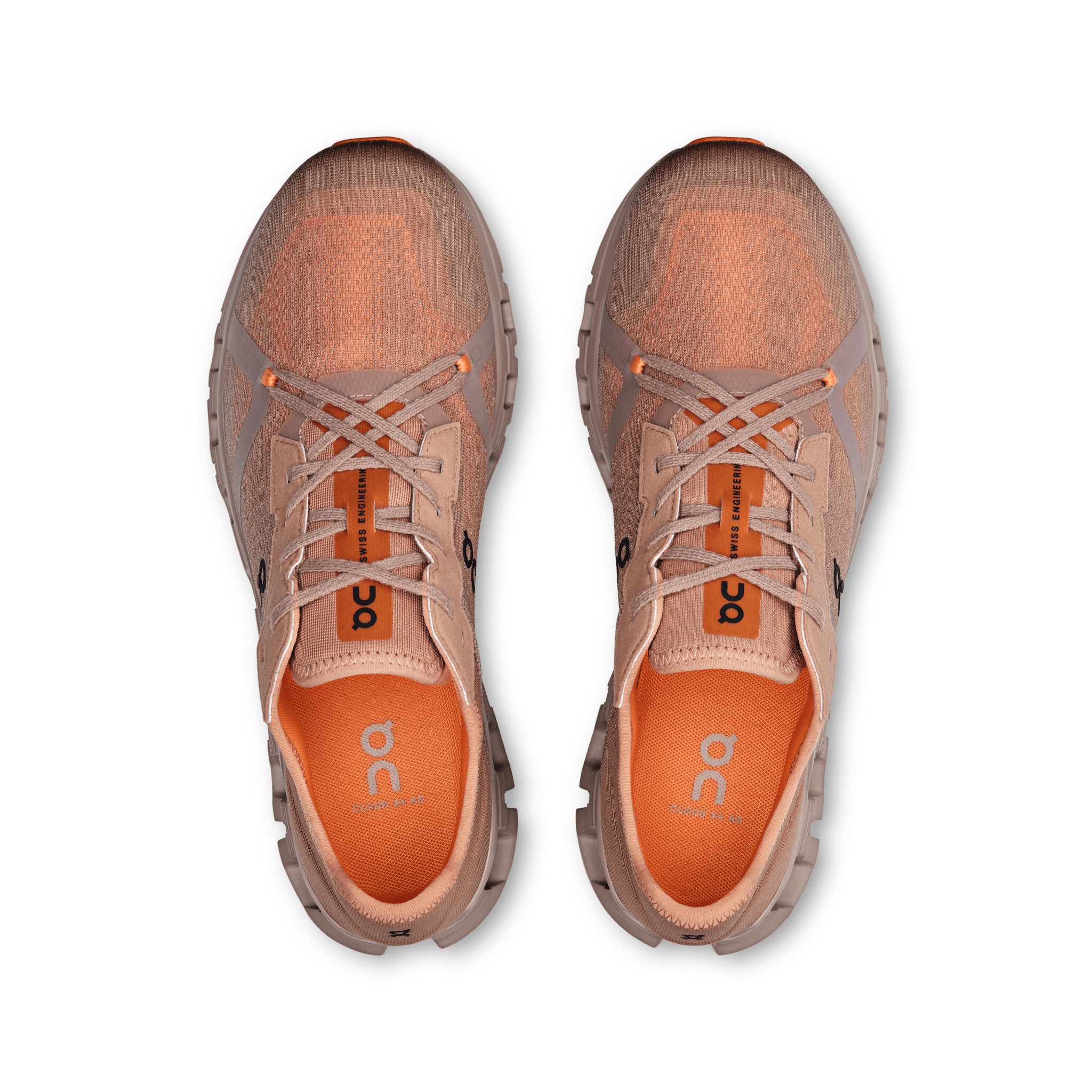 On Running Cloud X 4 AD Rosebrown Tangerine - Guerdon Kicks -