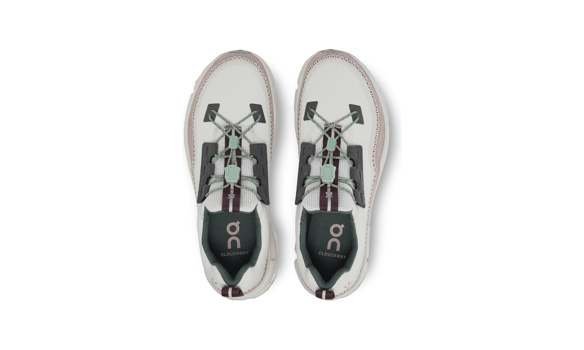 On Running Cloudaway White Ice Moss (Women's) - Guerdon Kicks -