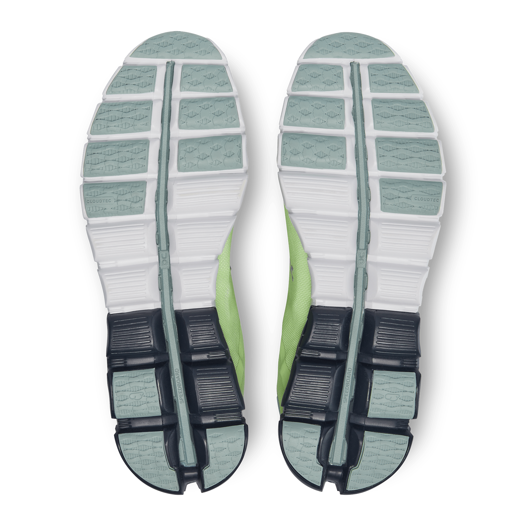 On Running Cloudflow 3.0 Meadow Green White - Guerdon Kicks -