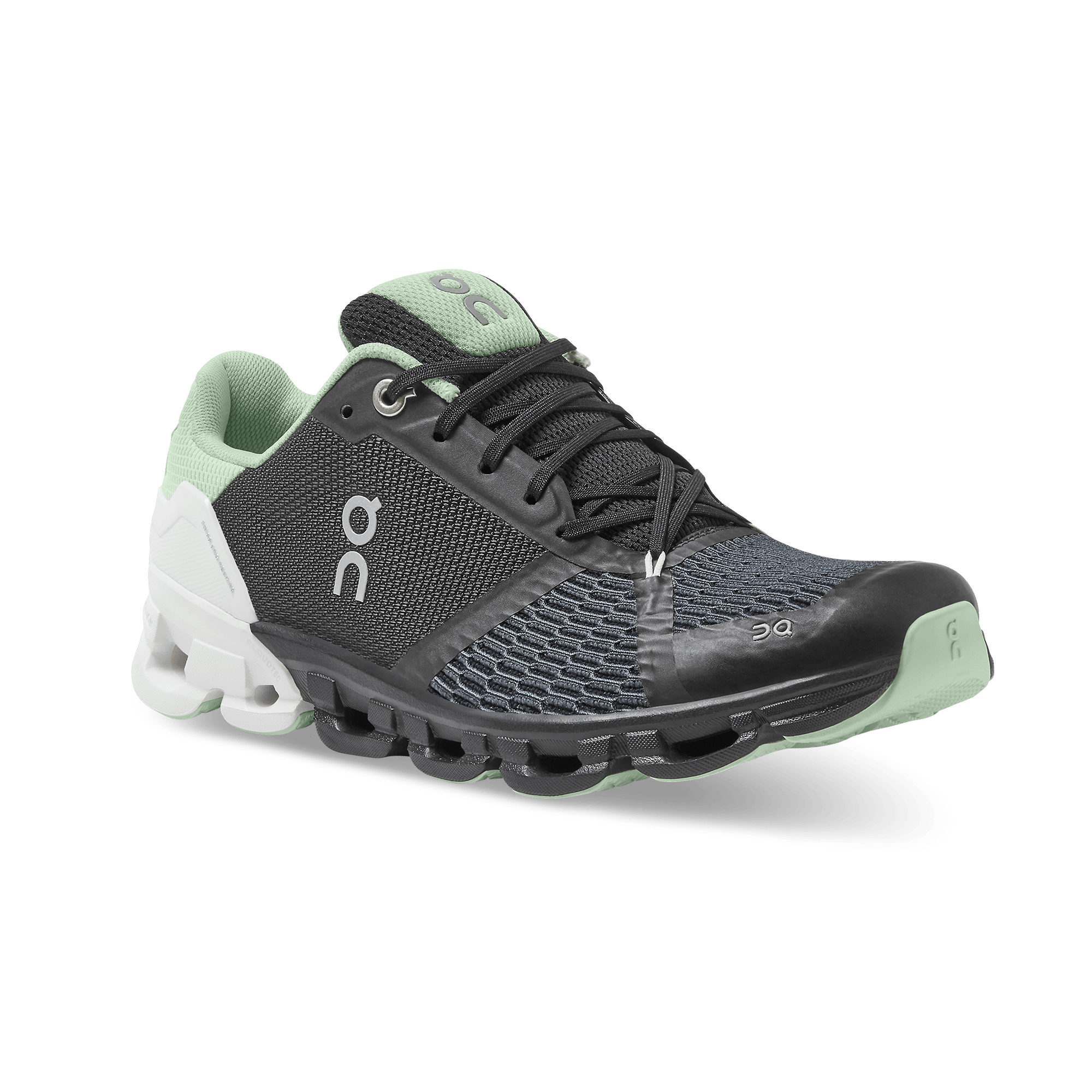 On Running Cloudflyer Black White (Women's) - Guerdon Kicks -