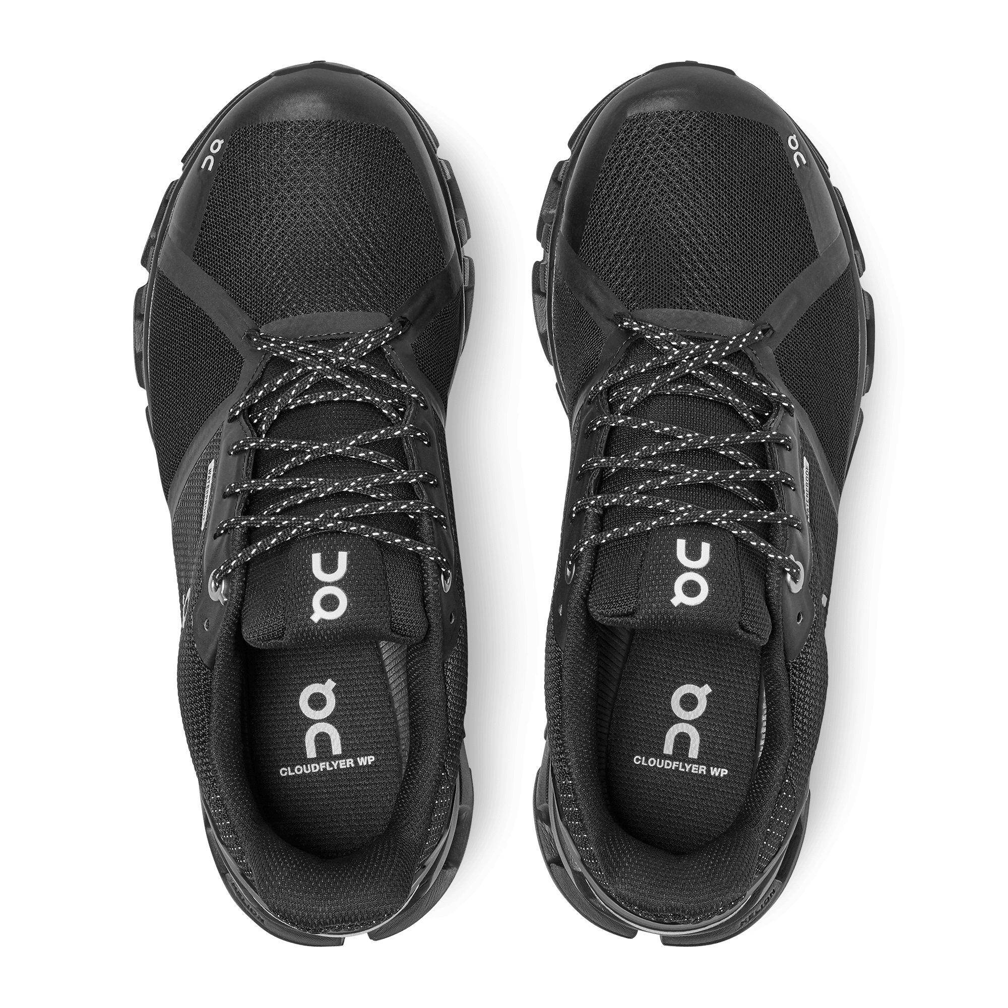 On Running Cloudflyer Waterproof Black Lunar (Women's) - Guerdon Kicks -