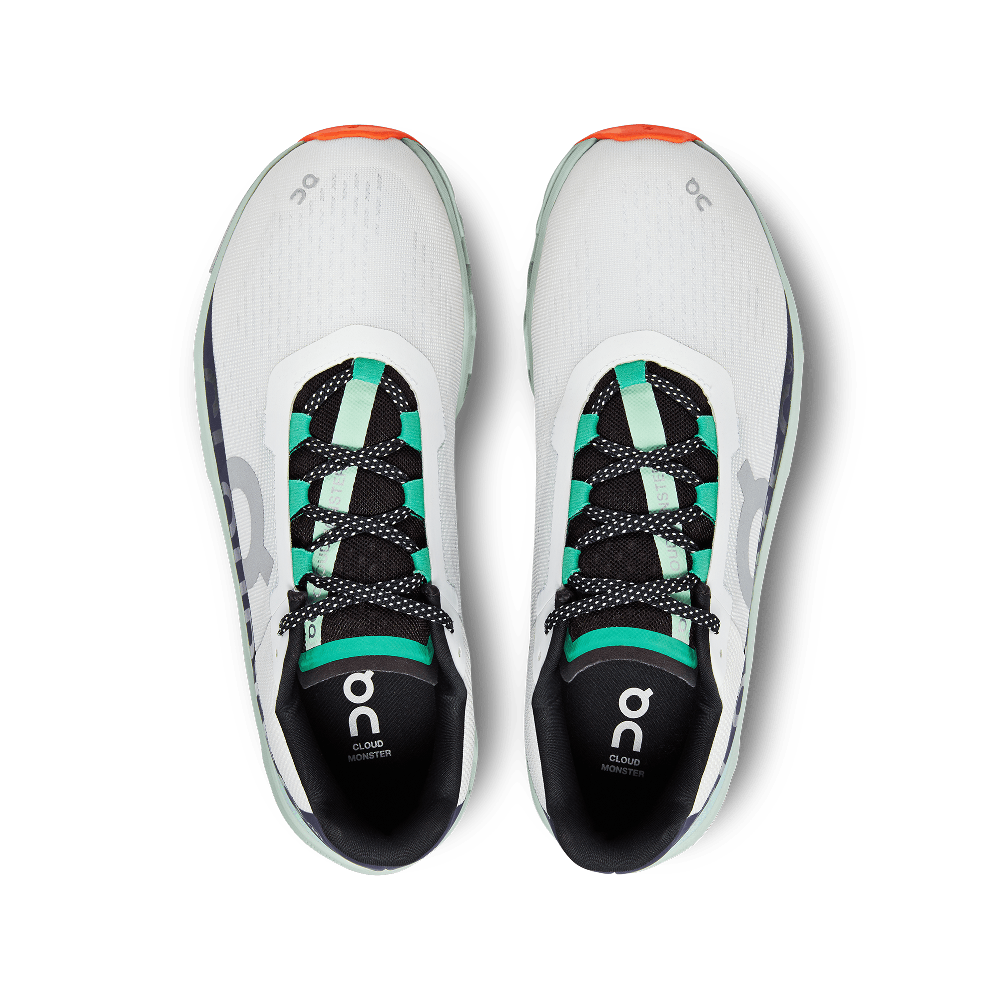 On Running Cloudmonster Undyed White Creek - Guerdon Kicks -