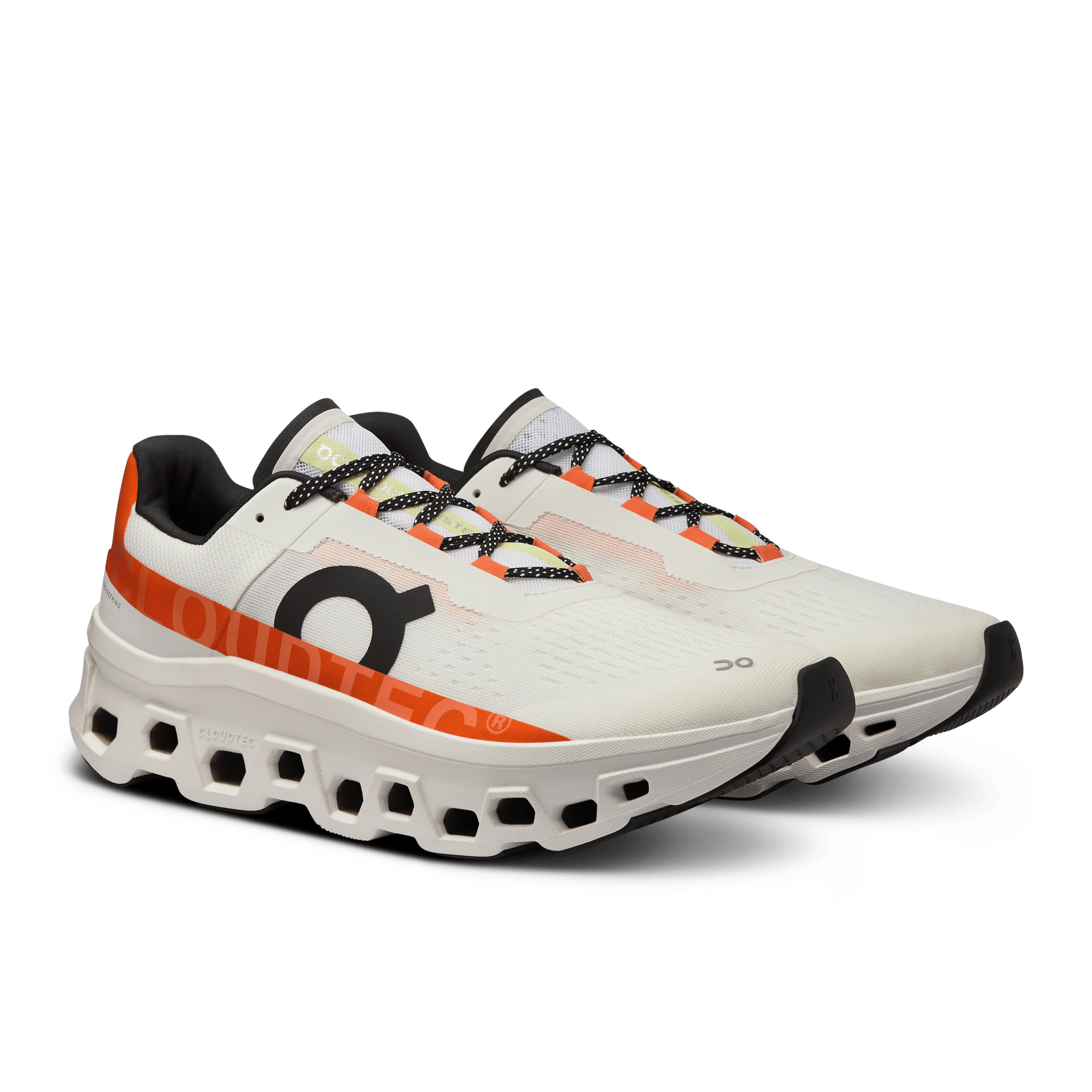 On Running Cloudmonster Undyed White Flame - Guerdon Kicks -