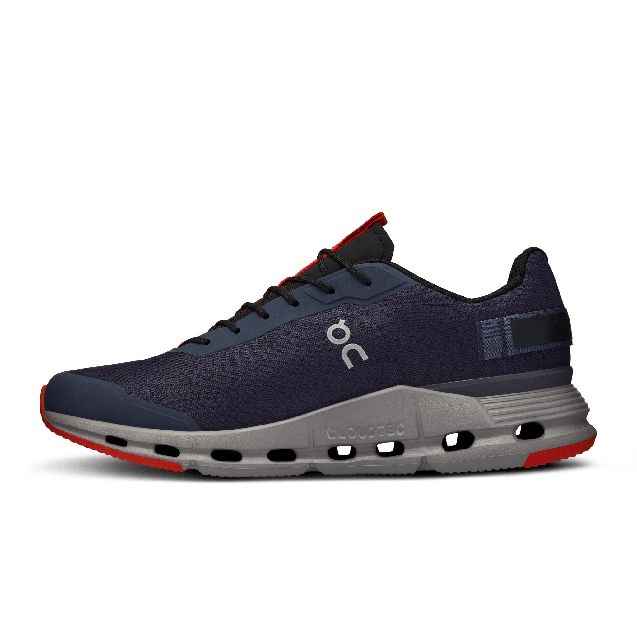 On Running Cloudnova Form Denim Red - Guerdon Kicks -