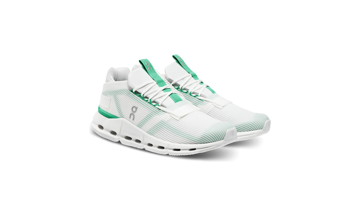 On Running Cloudnova Undyed White Mint - Guerdon Kicks -