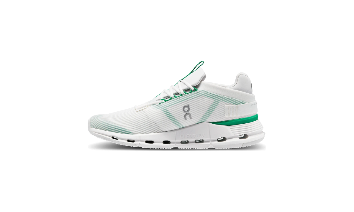 On Running Cloudnova Undyed White Mint - Guerdon Kicks -