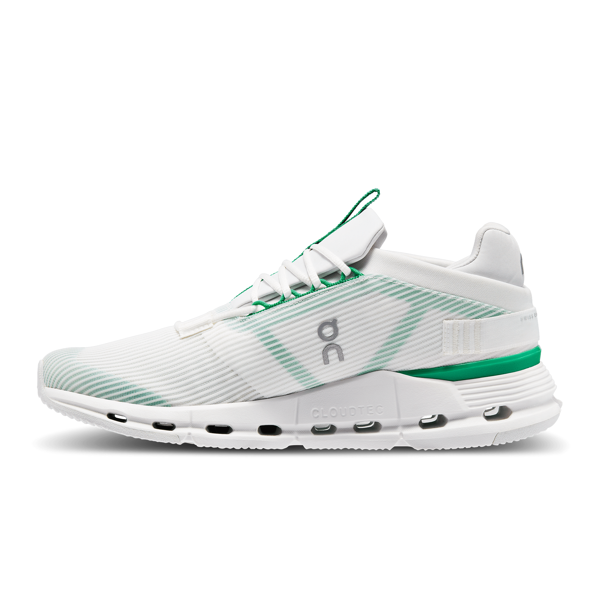 On Running Cloudnova Undyed White Mint - Guerdon Kicks -