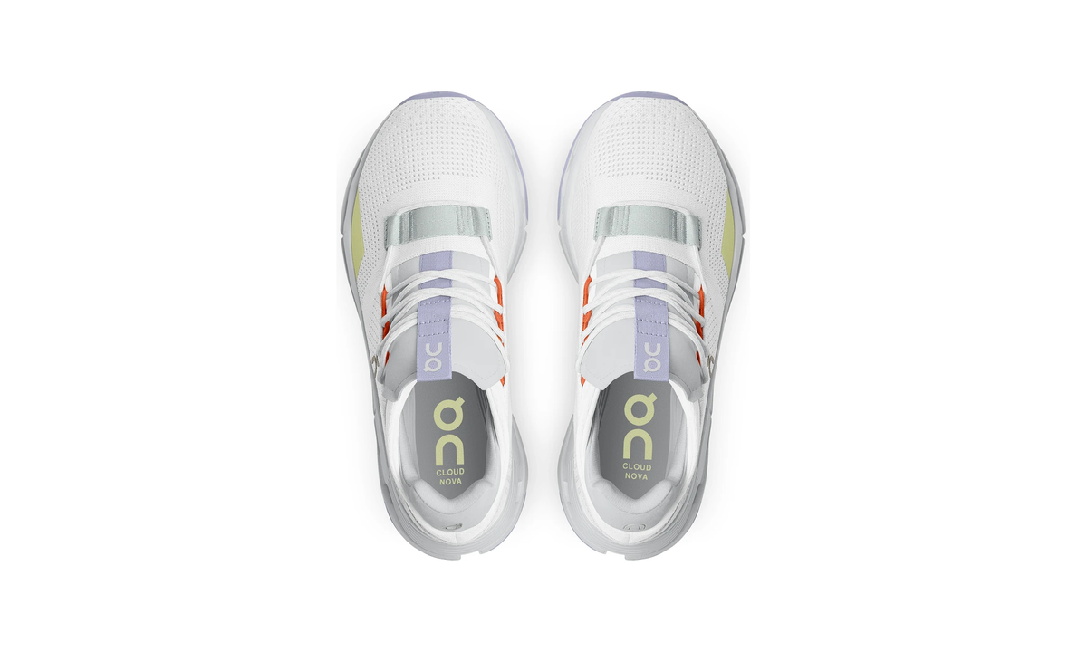 On Running Cloudnova White Glacier Grey Lavender (Women's) - Guerdon Kicks -
