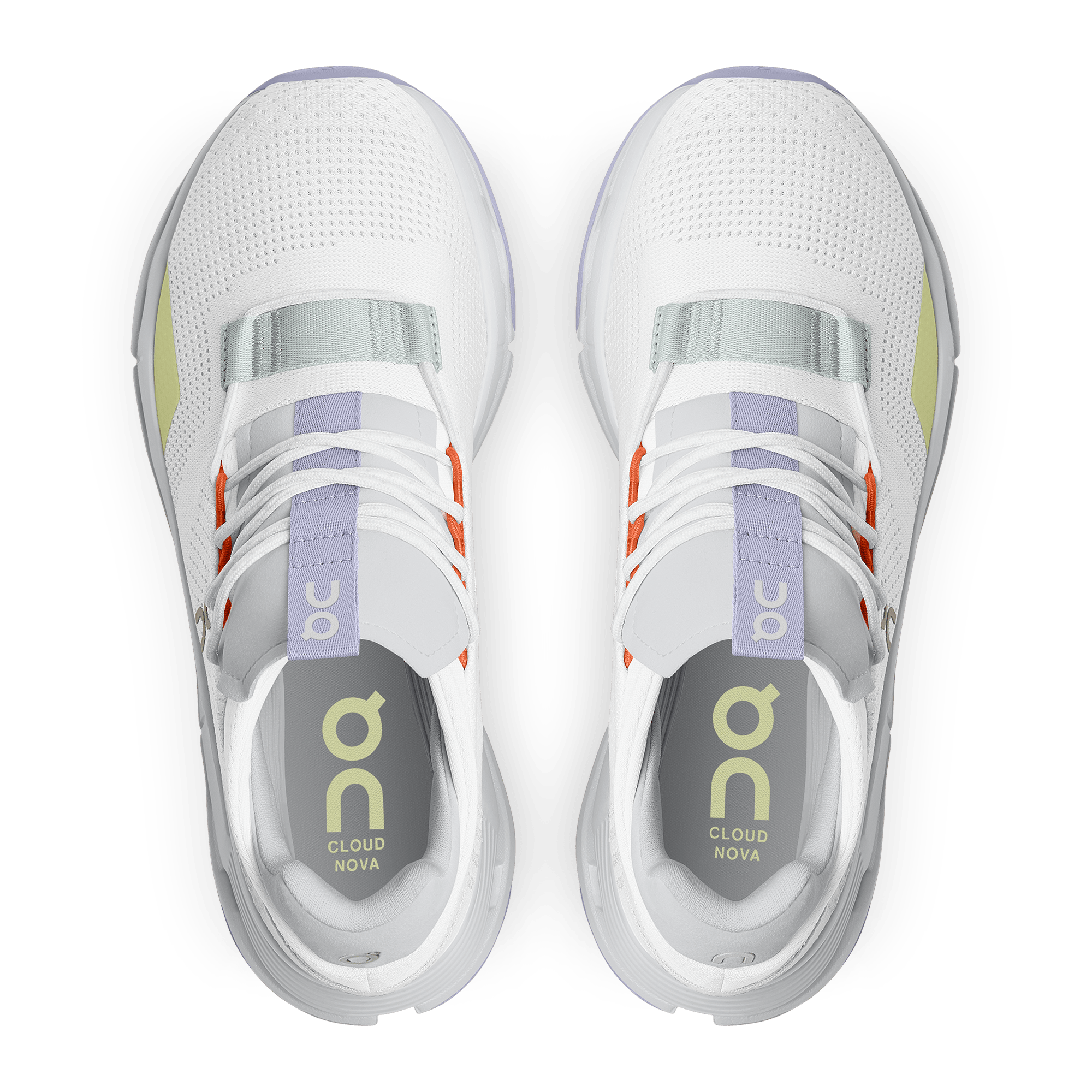 On Running Cloudnova White Glacier Grey Lavender (Women's) - Guerdon Kicks -