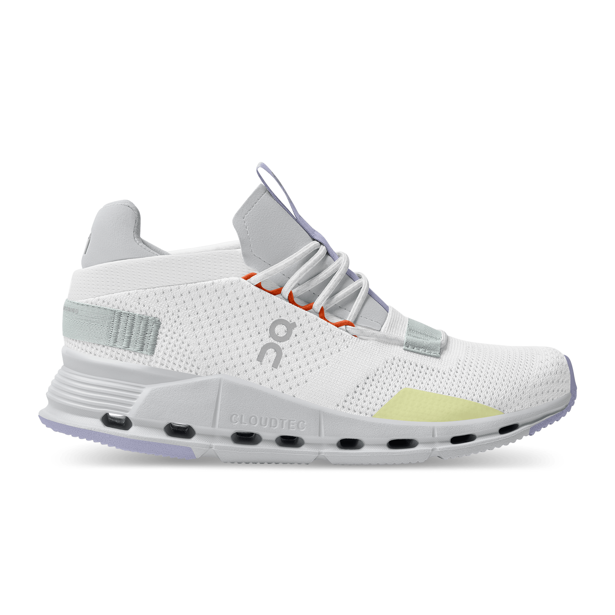 On Running Cloudnova White Glacier Grey Lavender (Women's) - Guerdon Kicks -