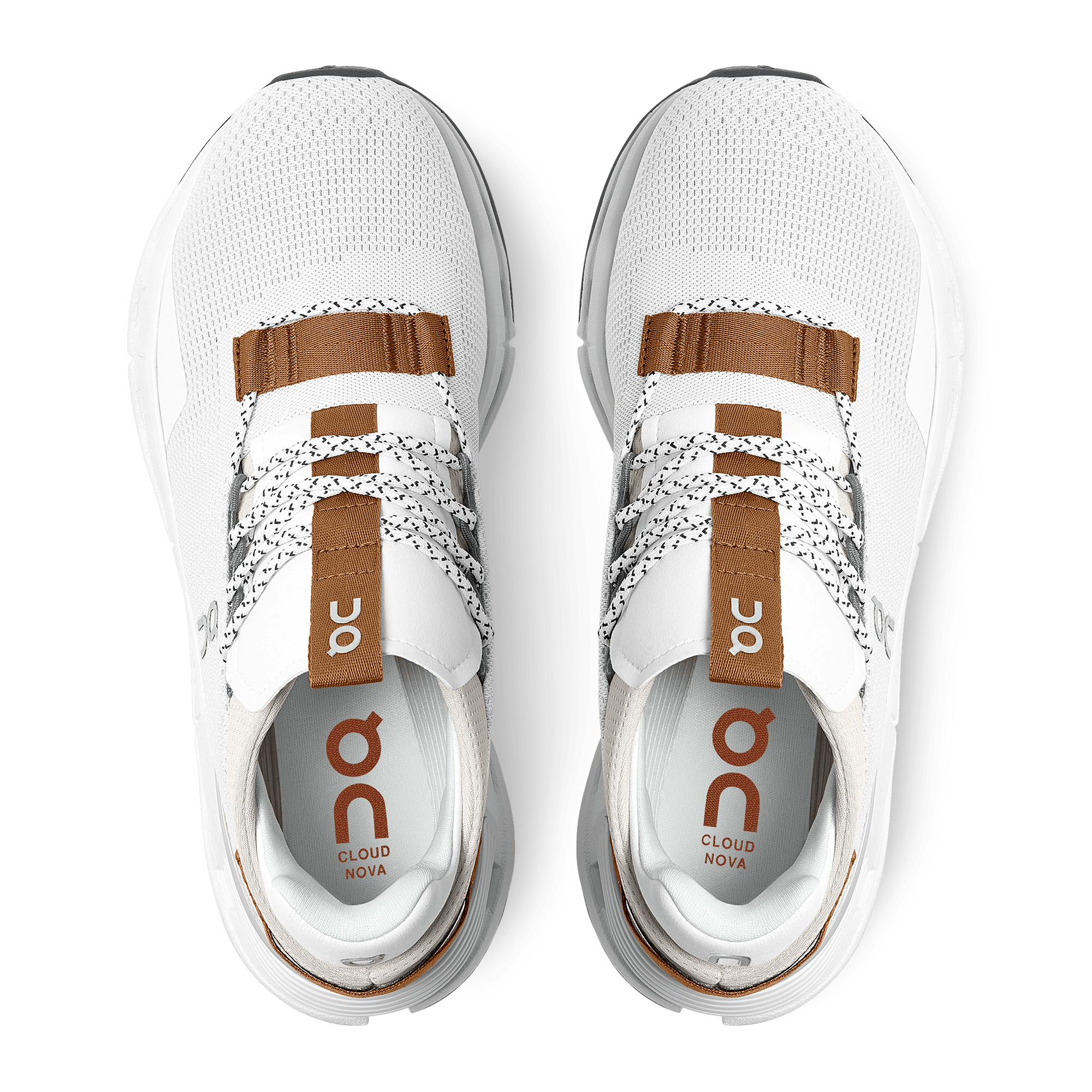On Running Cloudnova White Pearl Brown (Women's) - Guerdon Kicks -